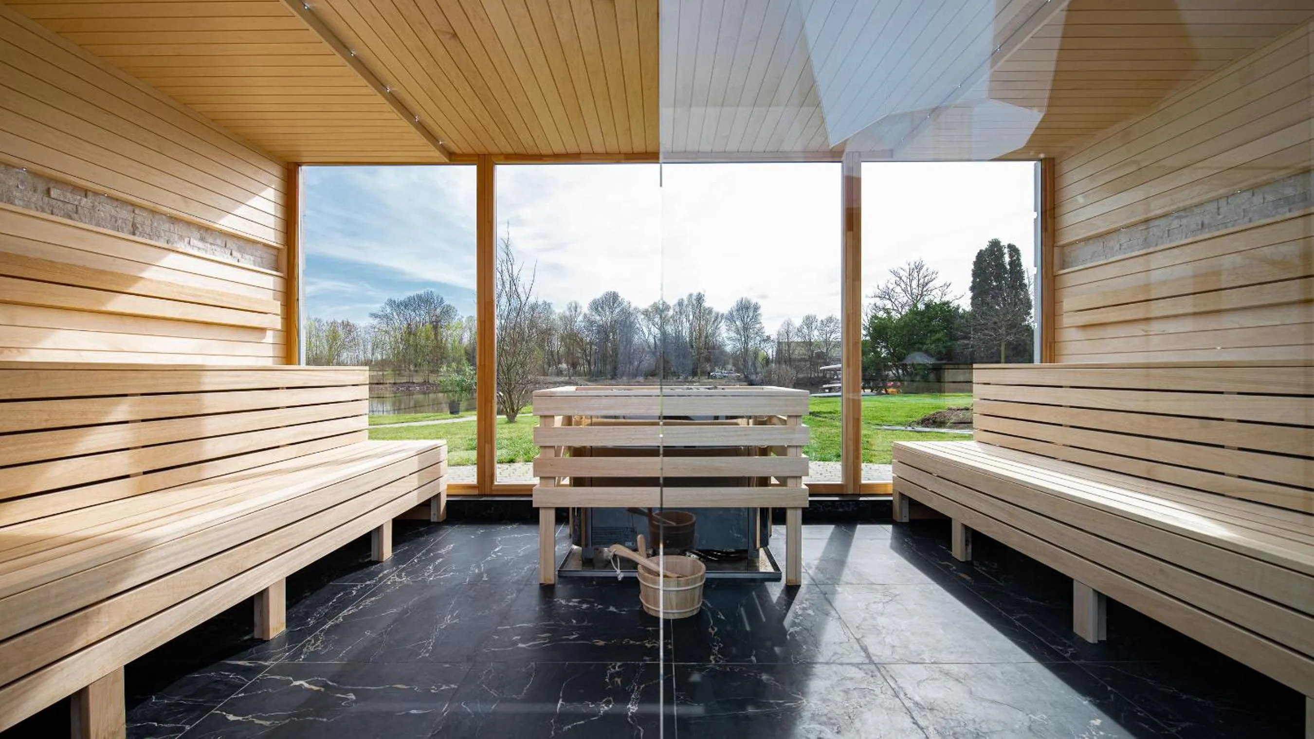 Sauna in Liget Wellness és Konferencia Hotel