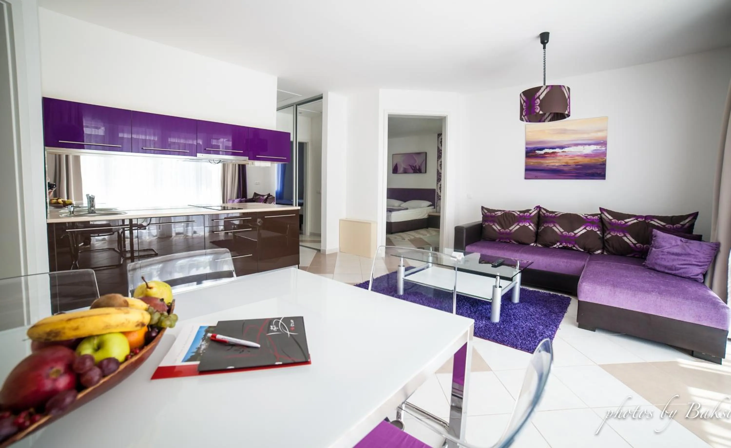 Kitchen or kitchenette in Liget Wellness és Konferencia Hotel