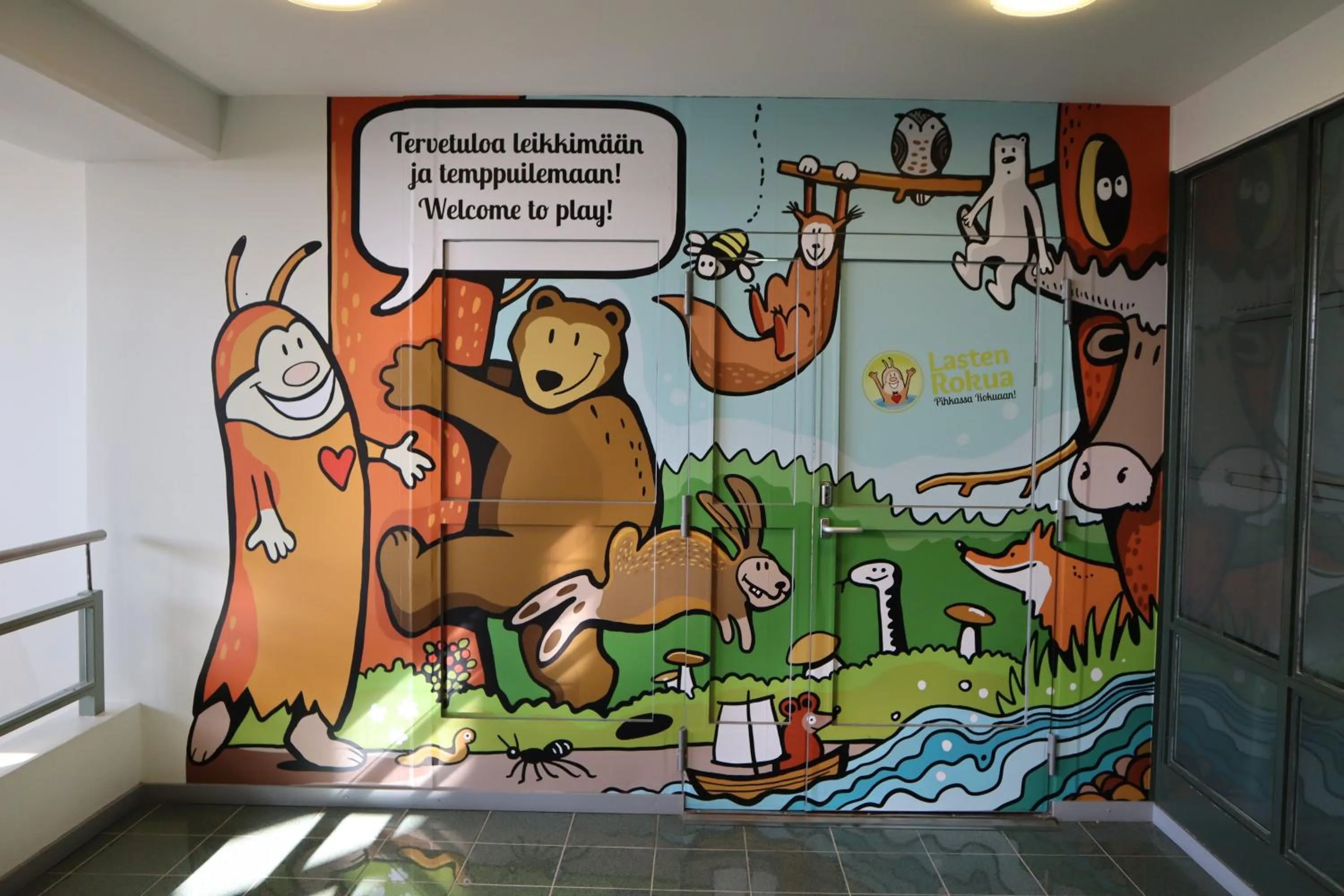 Children play ground in Rokua Health & Spa