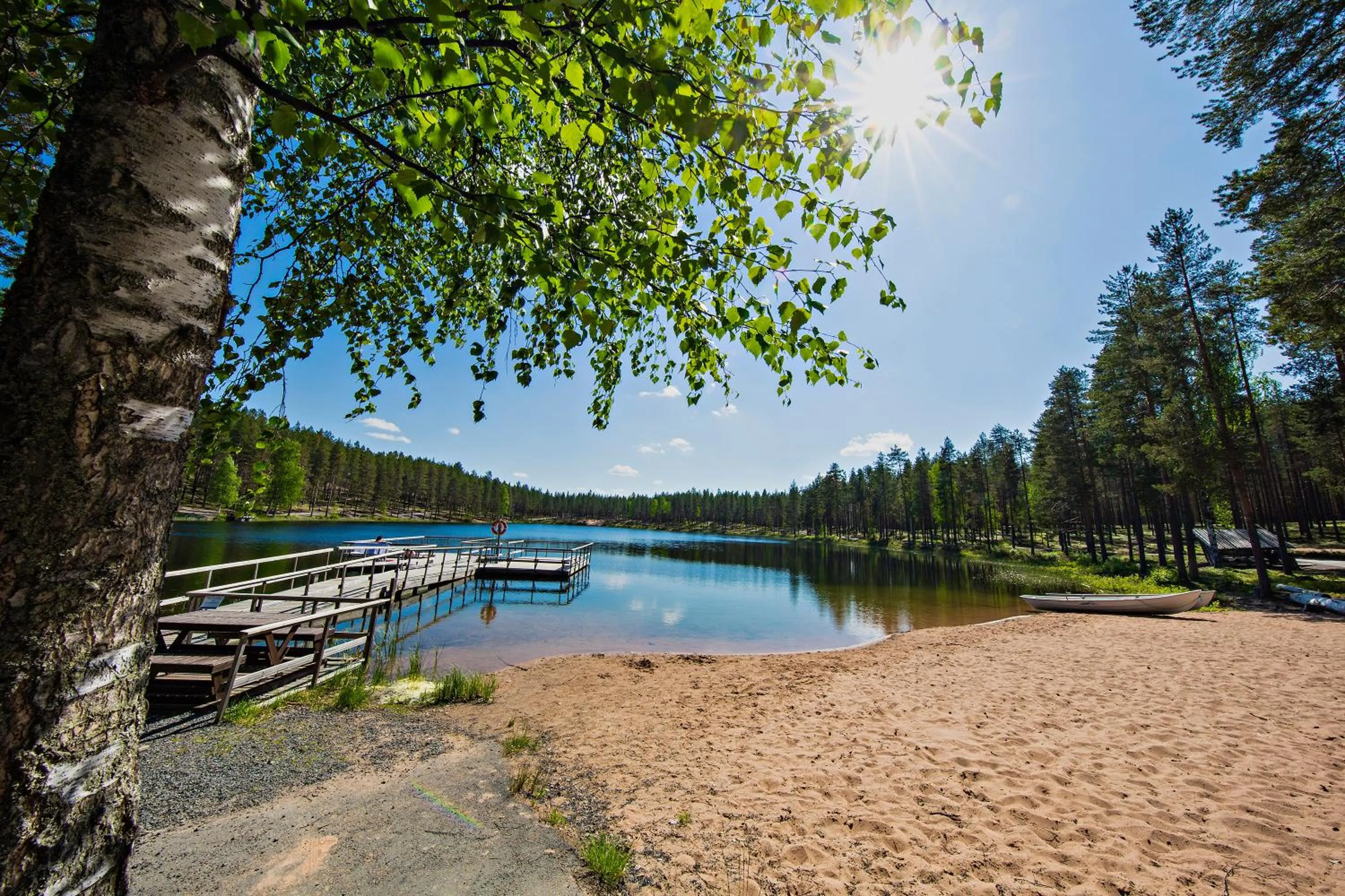 Beach in Rokua Health & Spa