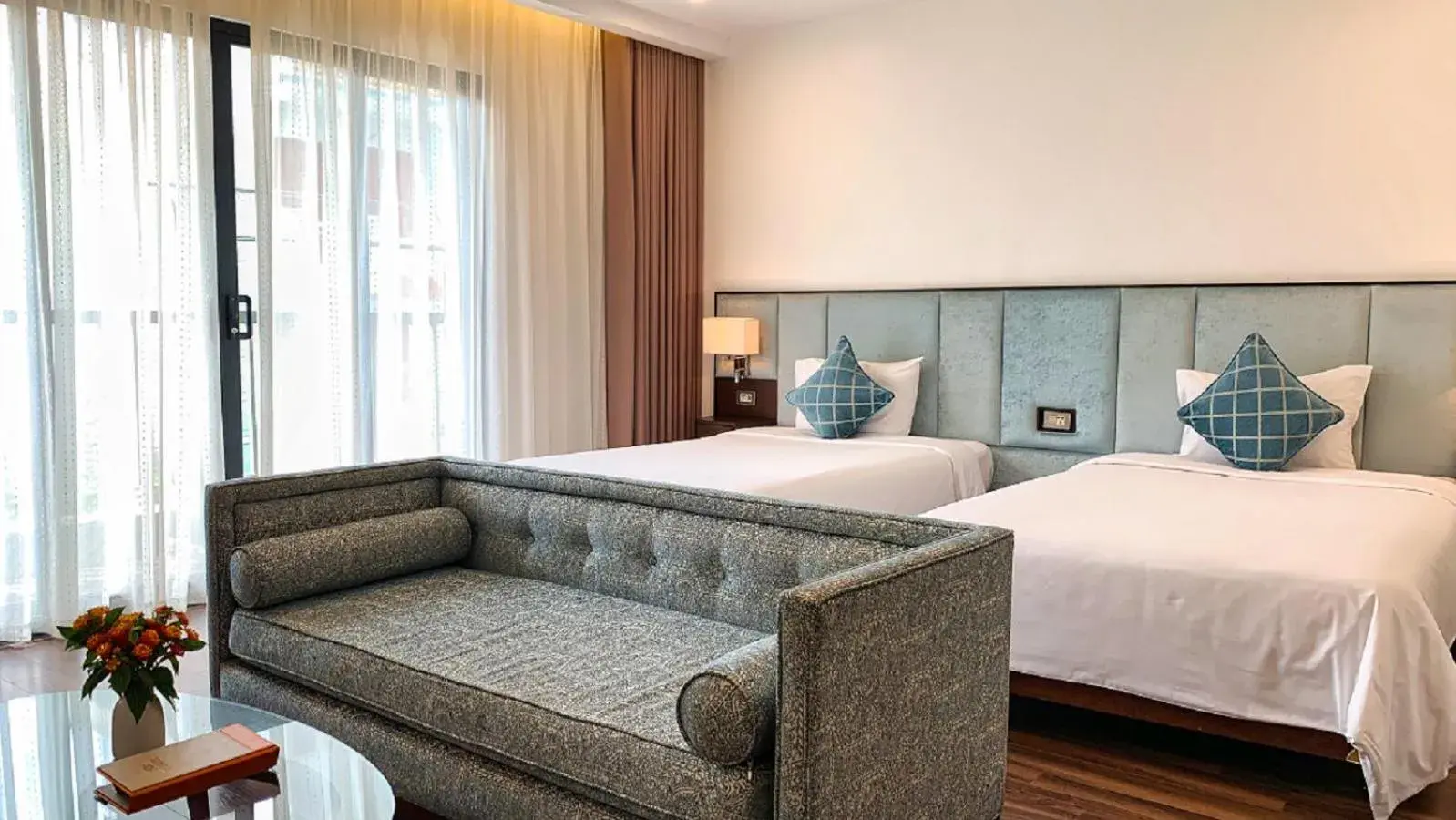 Twin Room with City View in Ravatel Home Bac Giang Twin Room with City View in Ravatel Home Bac Giang