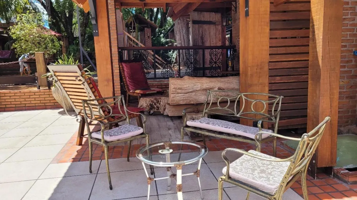 Seating area in Pousada Sonho Meu Foz