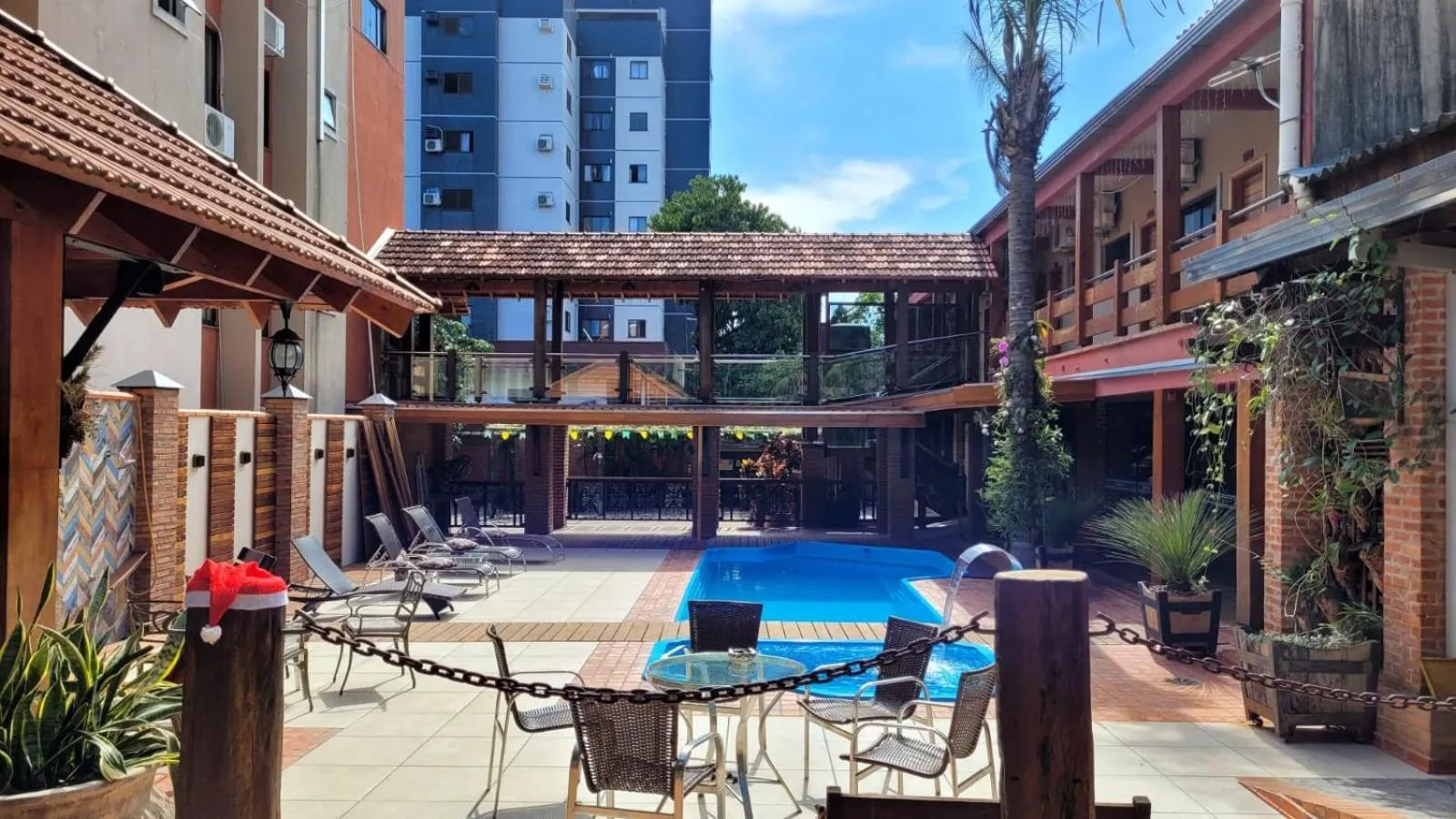 Pool view in Pousada Sonho Meu Foz