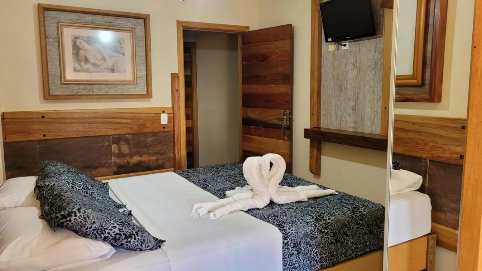 Bed in Pousada Sonho Meu Foz