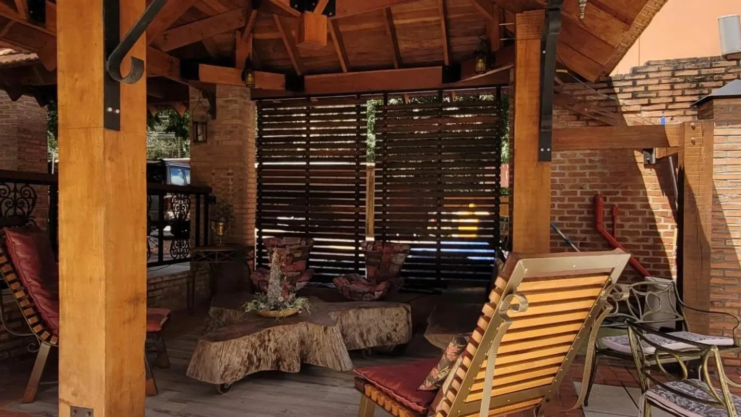 Seating area in Pousada Sonho Meu Foz