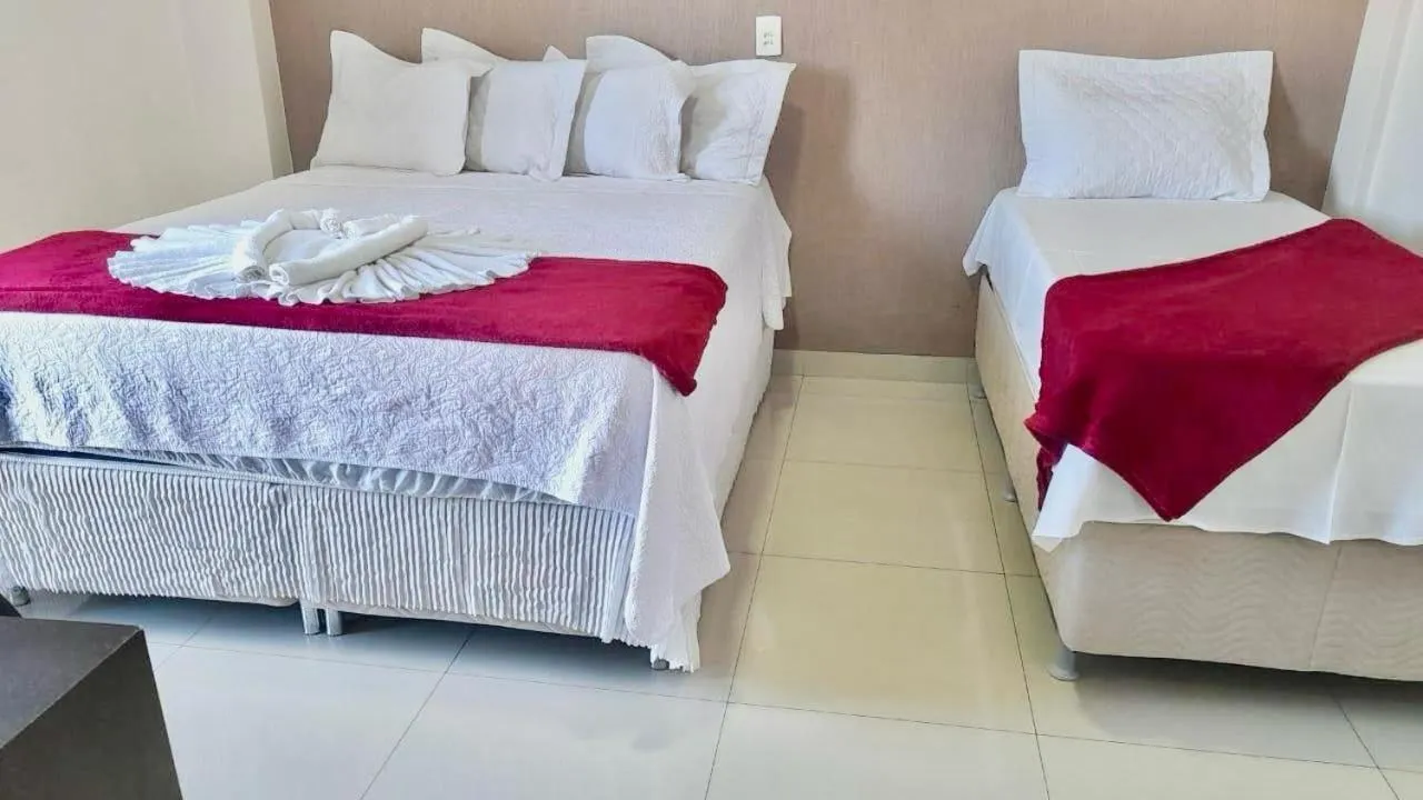 Bed in Hotel Arco Iris Palmas