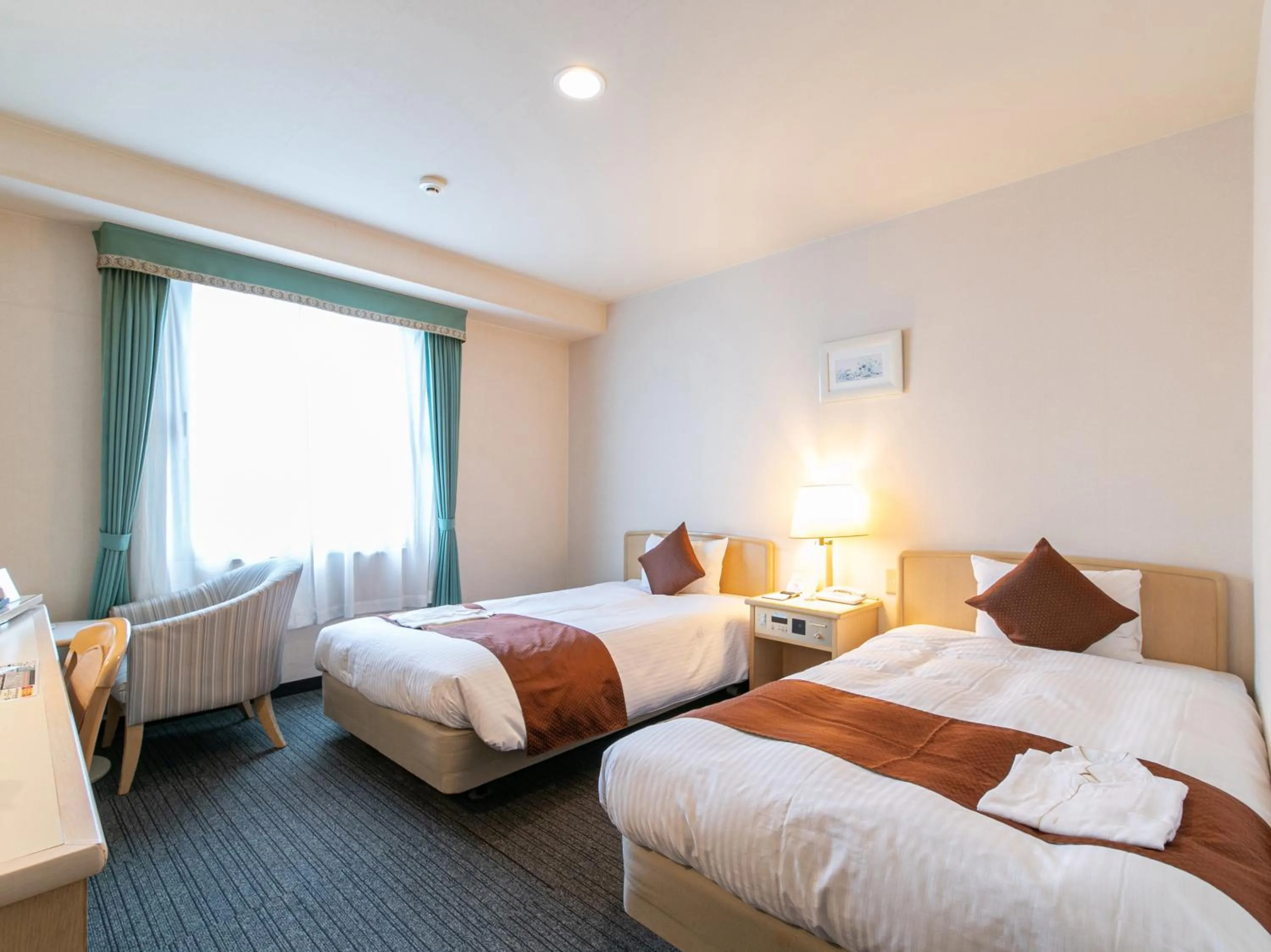 Bed in Hotel Verfort Hyuga