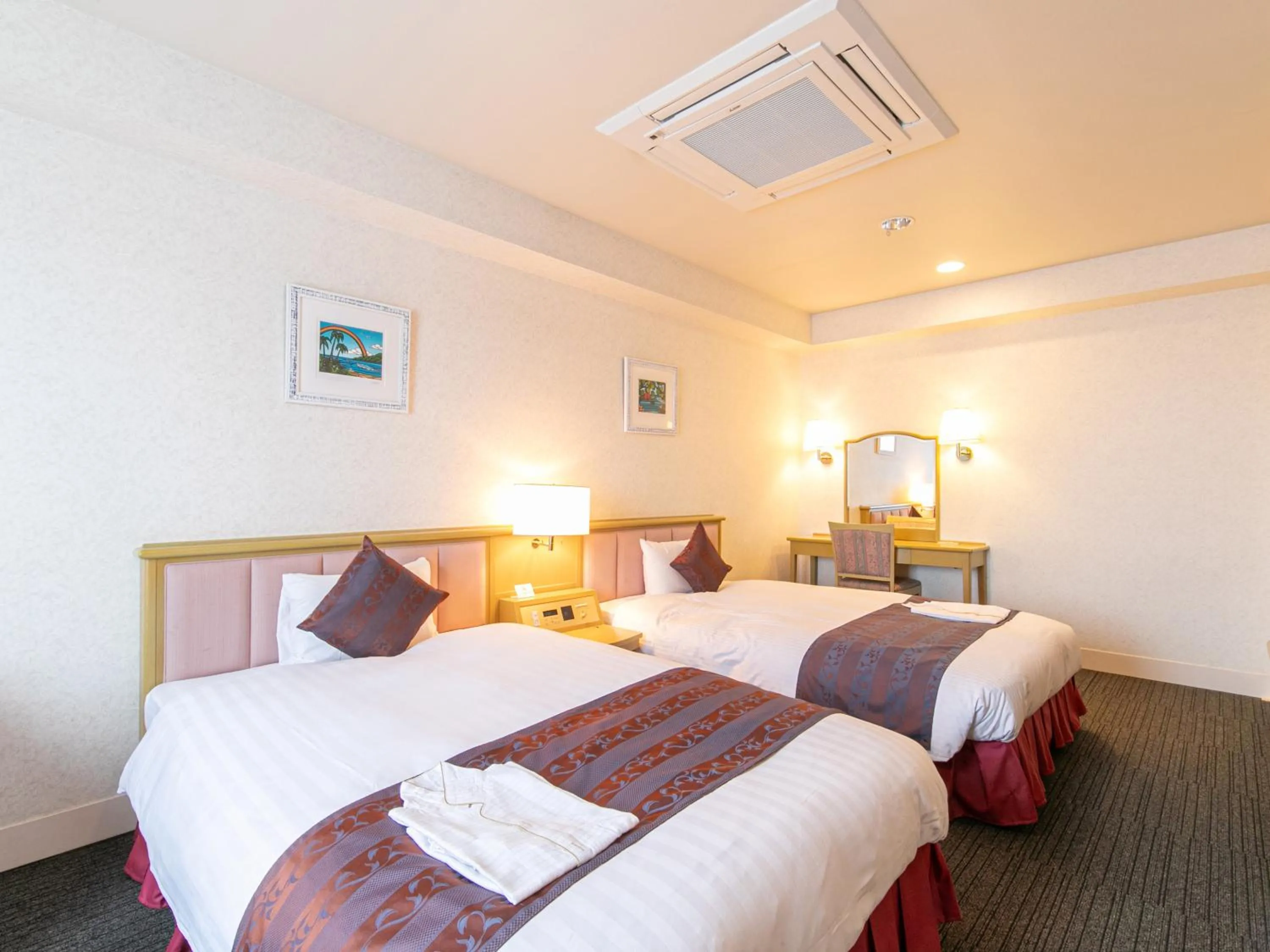 Bed in Hotel Verfort Hyuga