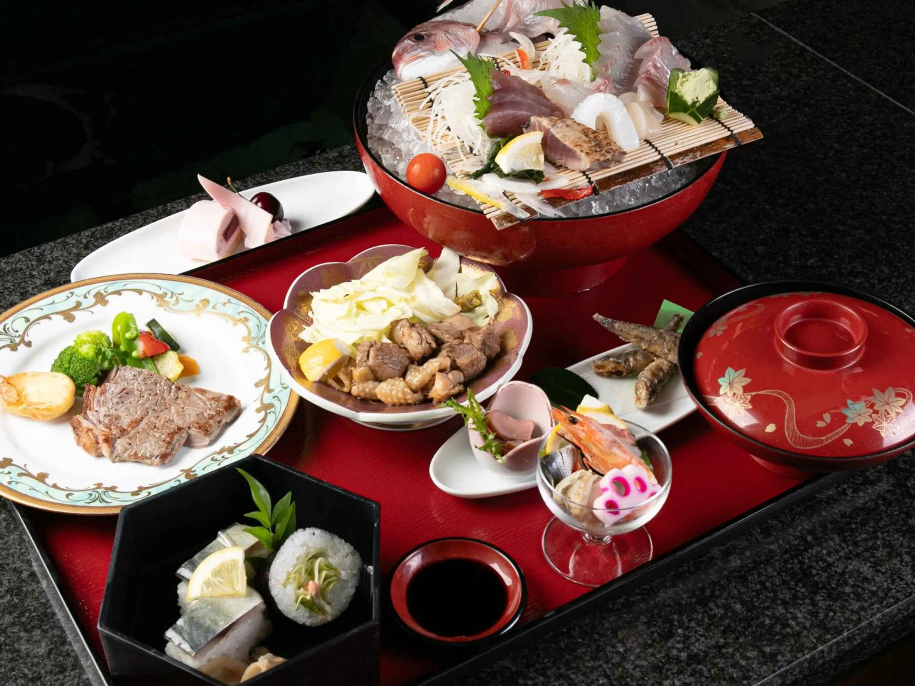 Food and drinks in Hotel Verfort Hyuga