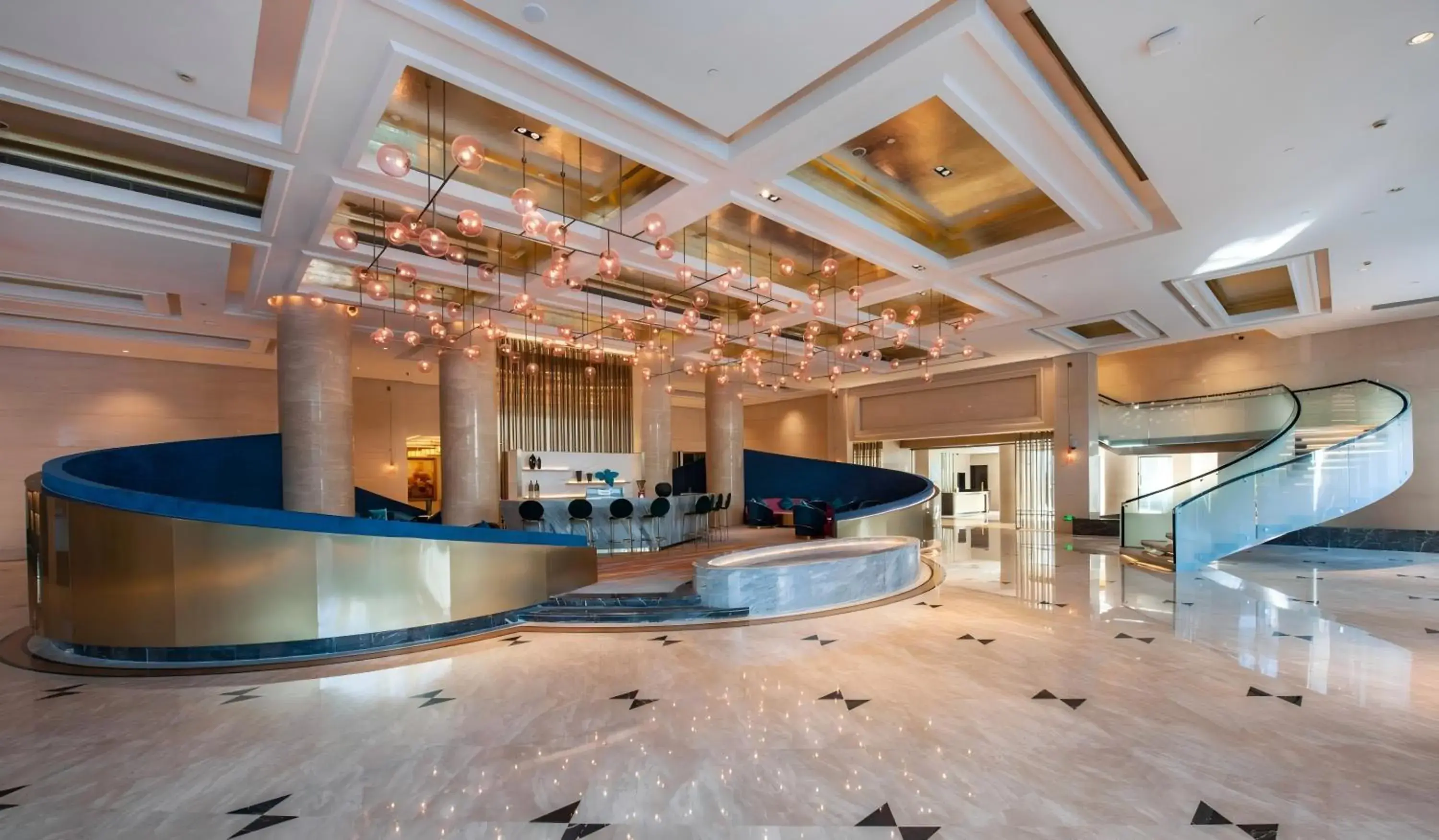 Lobby or reception in Shanghai Baixia Pagoda Hotel Lobby or reception in Shanghai Baixia Pagoda Hotel