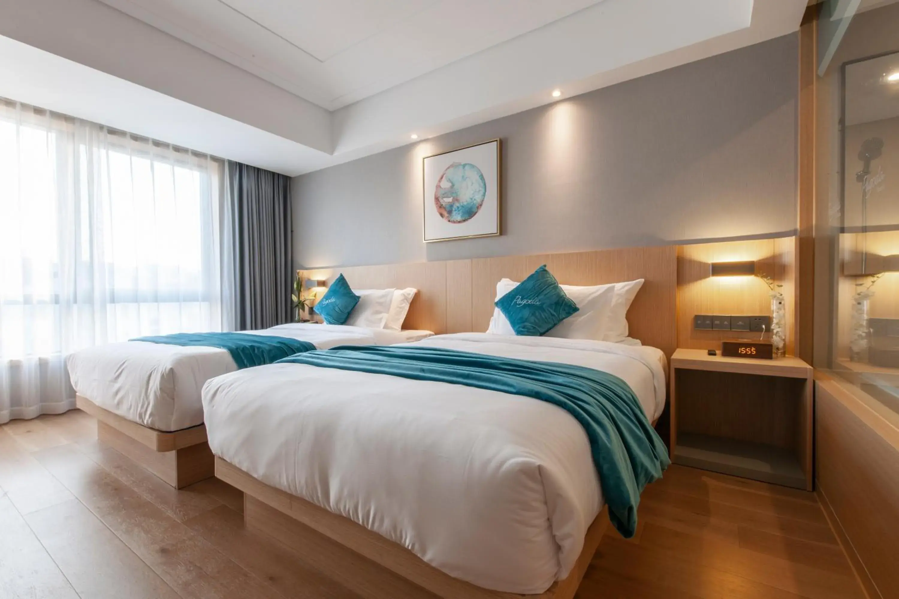 Photo of the whole room, Bed in Shanghai Baixia Pagoda Hotel Photo of the whole room, Bed in Shanghai Baixia Pagoda Hotel