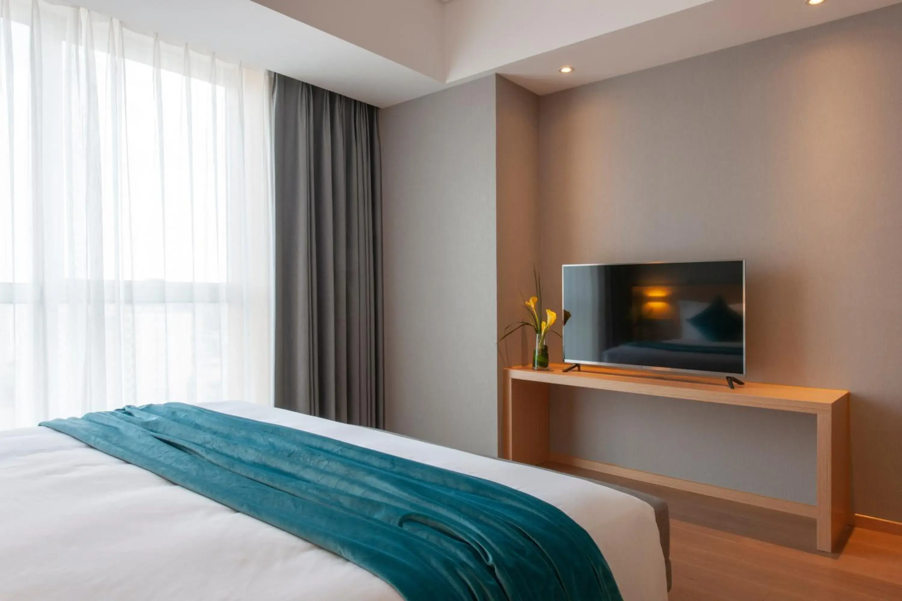 Photo of the whole room, Bed in Shanghai Baixia Pagoda Hotel Photo of the whole room, Bed in Shanghai Baixia Pagoda Hotel