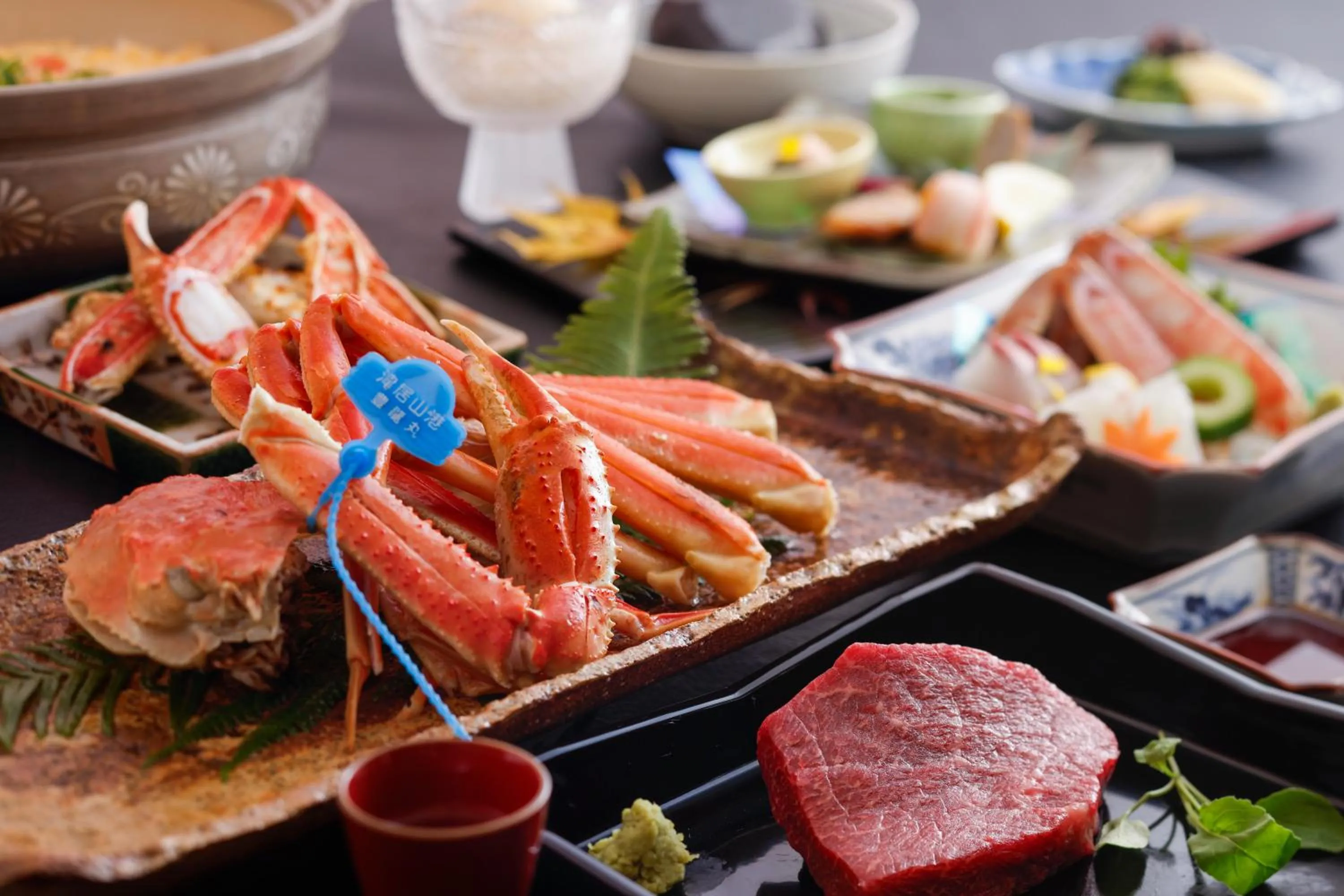 Dinner in Kinosaki Onsen Hanakouji Saigetsu