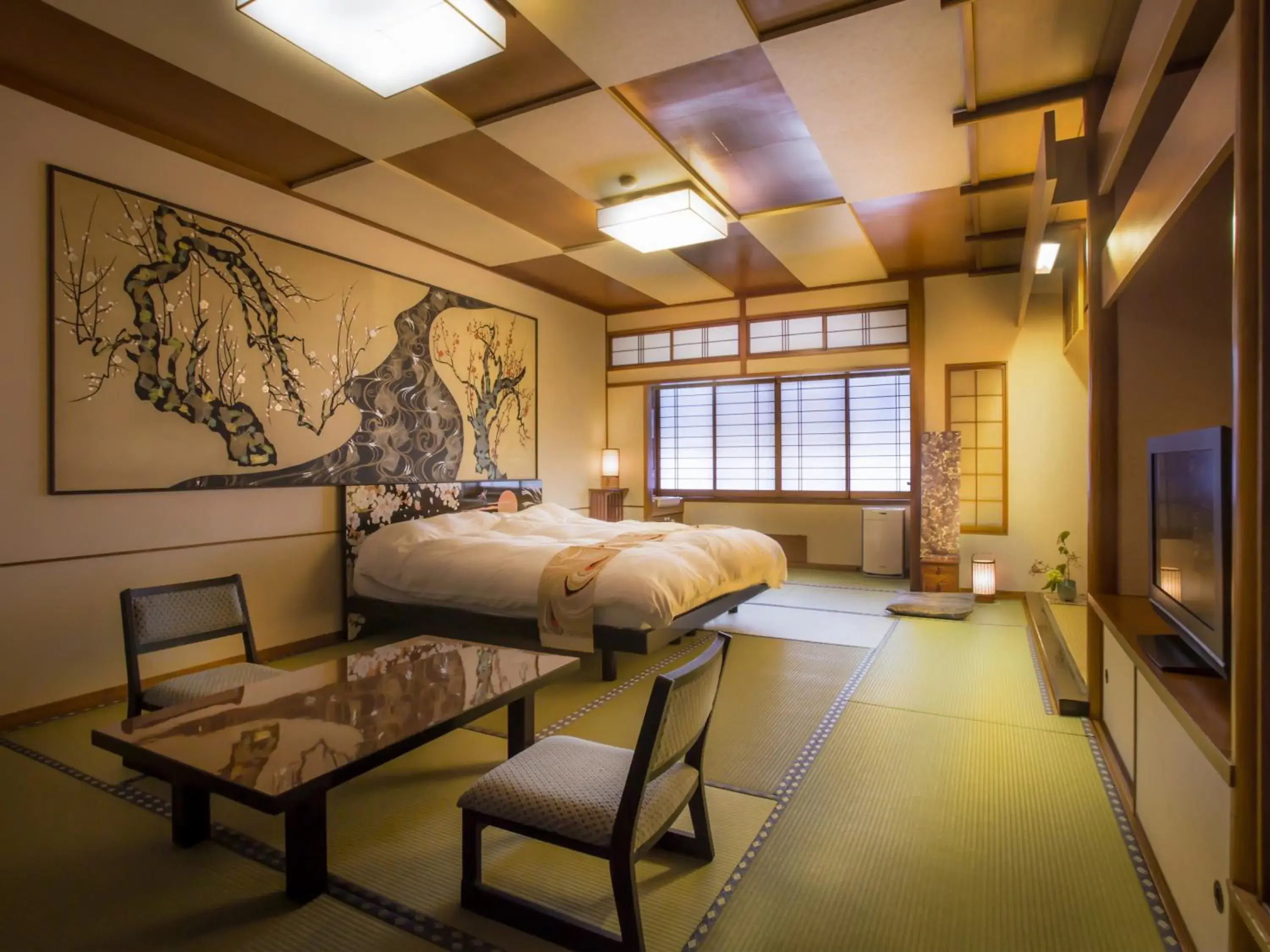 Photo of the whole room, Bed in Kinosaki Onsen Hanakouji Saigetsu Photo of the whole room, Bed in Kinosaki Onsen Hanakouji Saigetsu