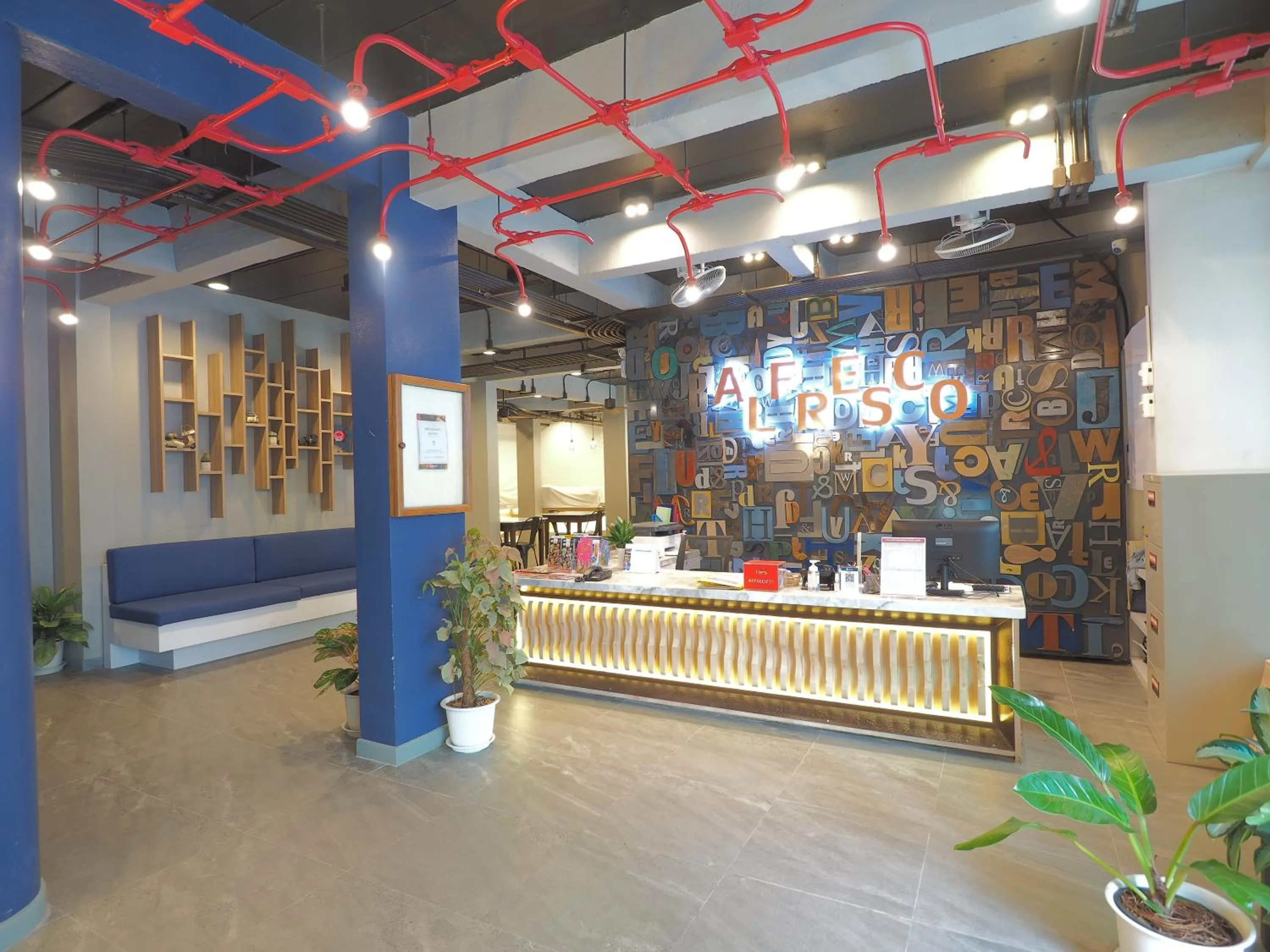 Lobby or reception in Alfresco Phuket Hotel