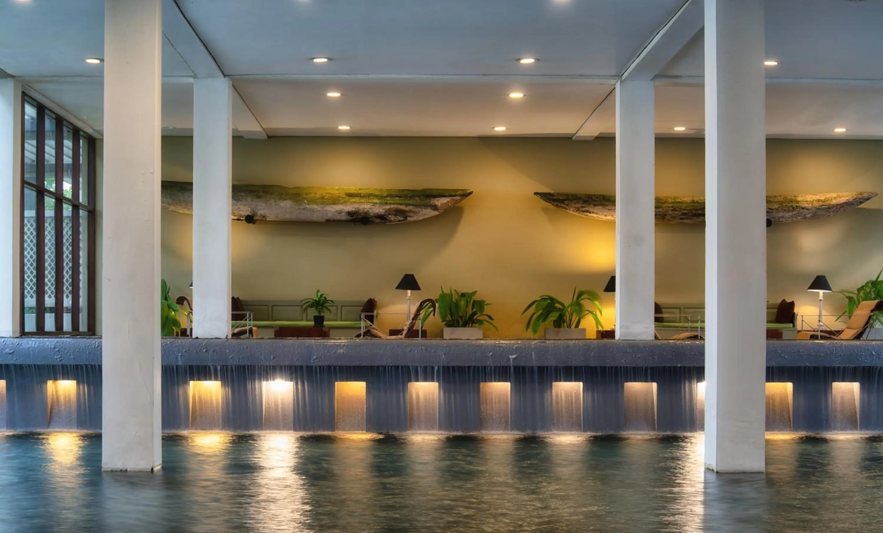 Decorative detail in The Blue Water - Geoffrey Bawa Heritage Resort Hotel