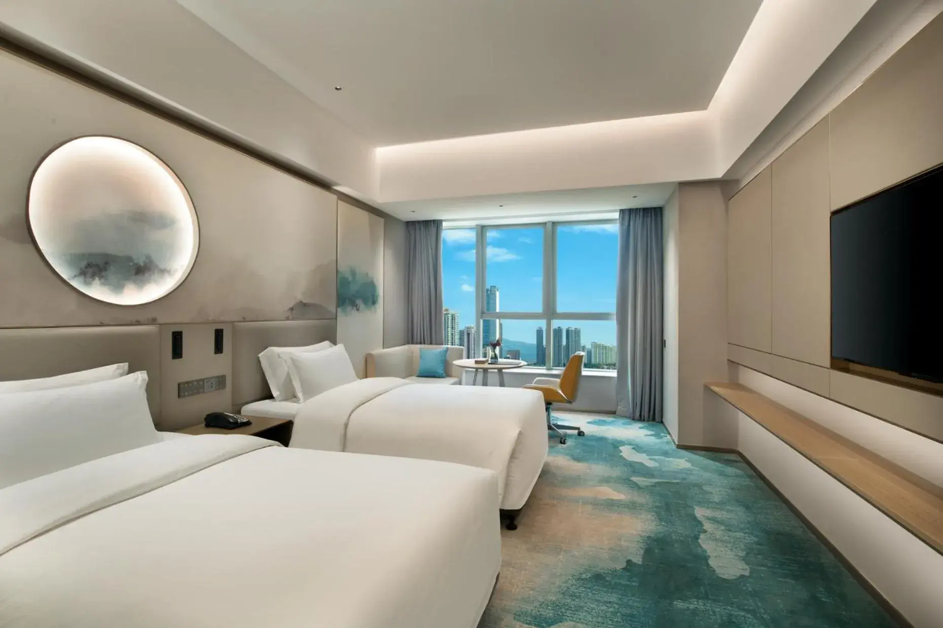 Bed in Shenzhen Grand Skylight Garden Hotel Bed in Shenzhen Grand Skylight Garden Hotel