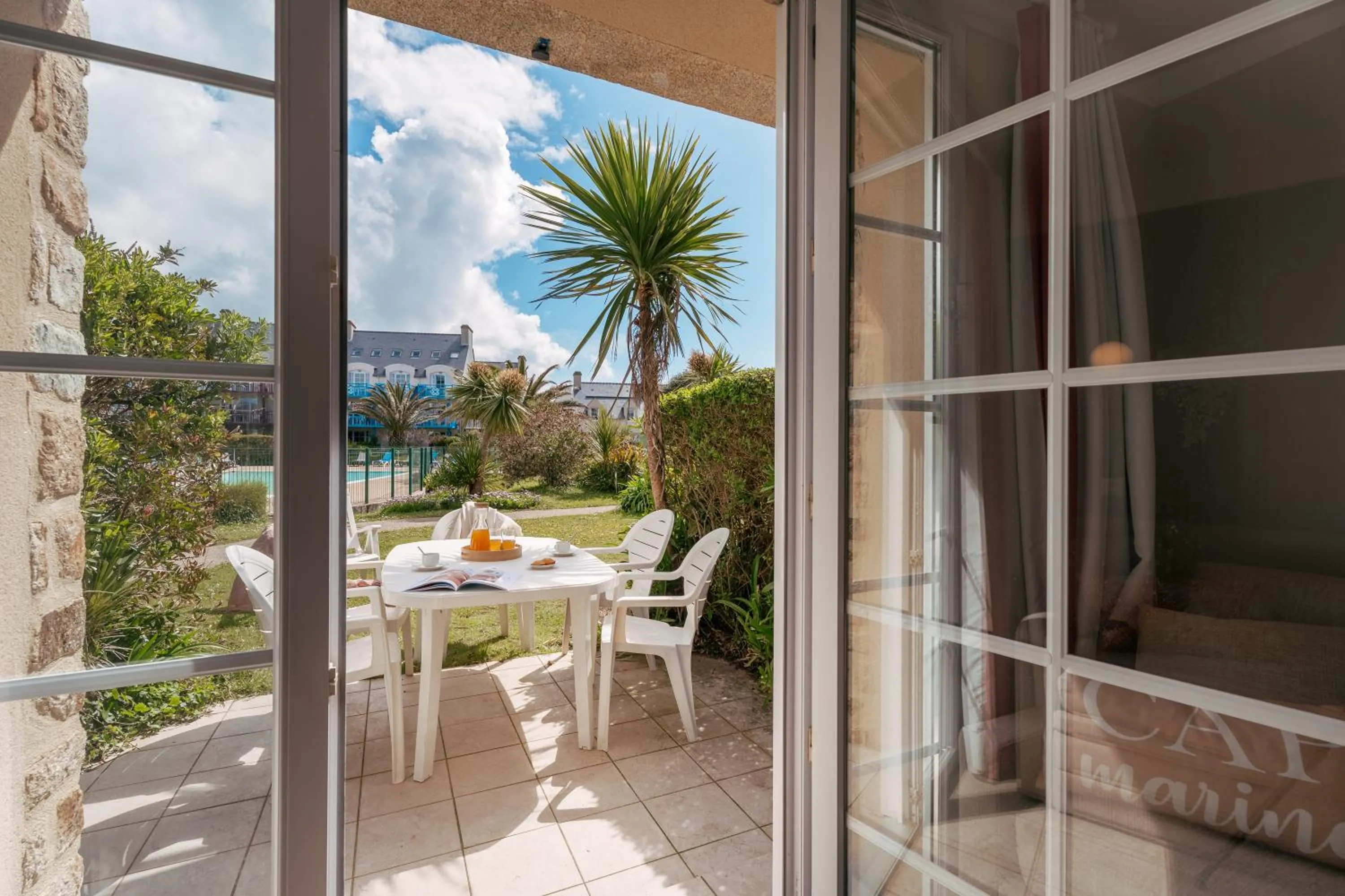 Patio in Résidence Pierre & Vacances Cap Marine