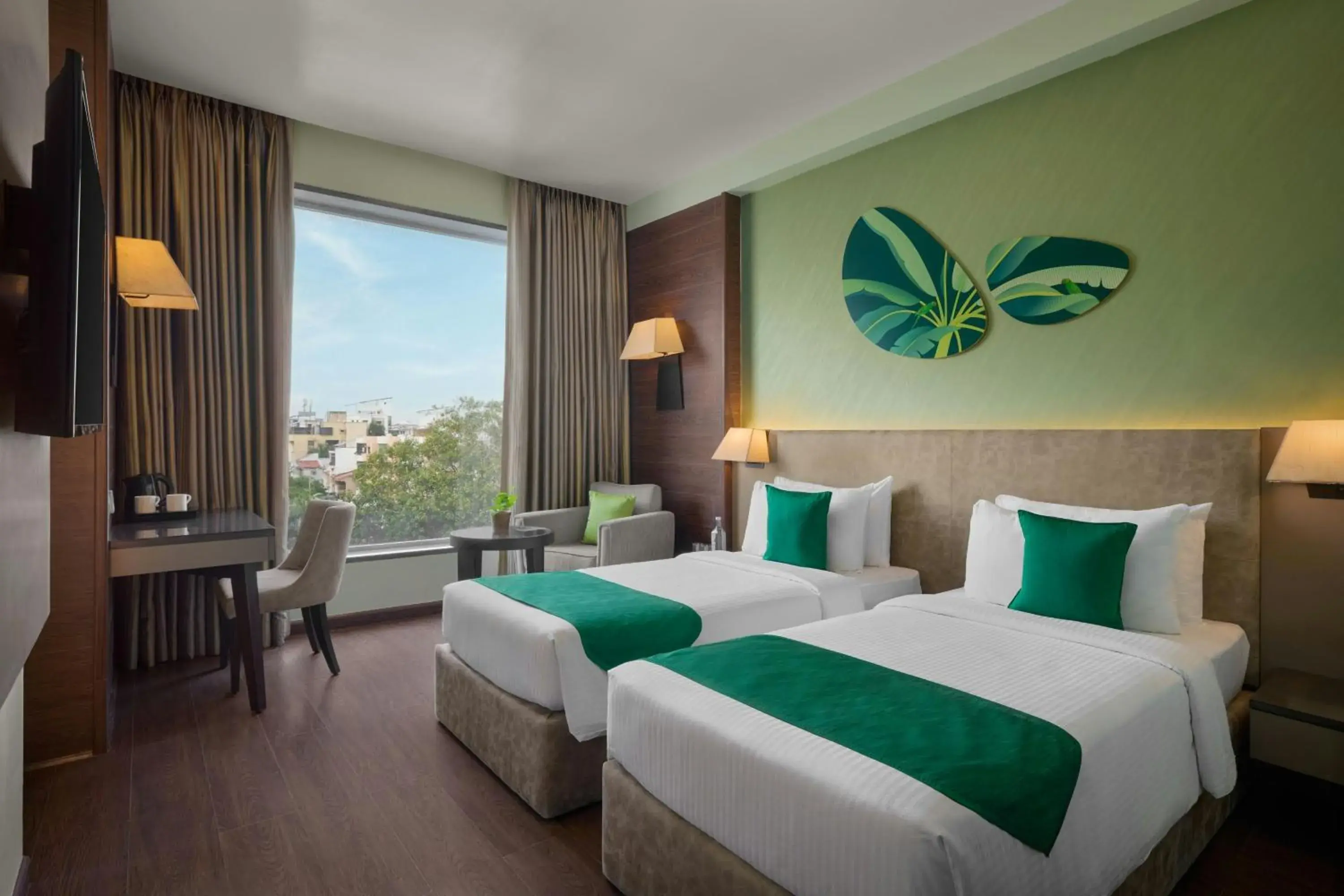 Photo of the whole room, Bed in The Fern, Vadodara, Series by Marriott Photo of the whole room, Bed in The Fern, Vadodara, Series by Marriott