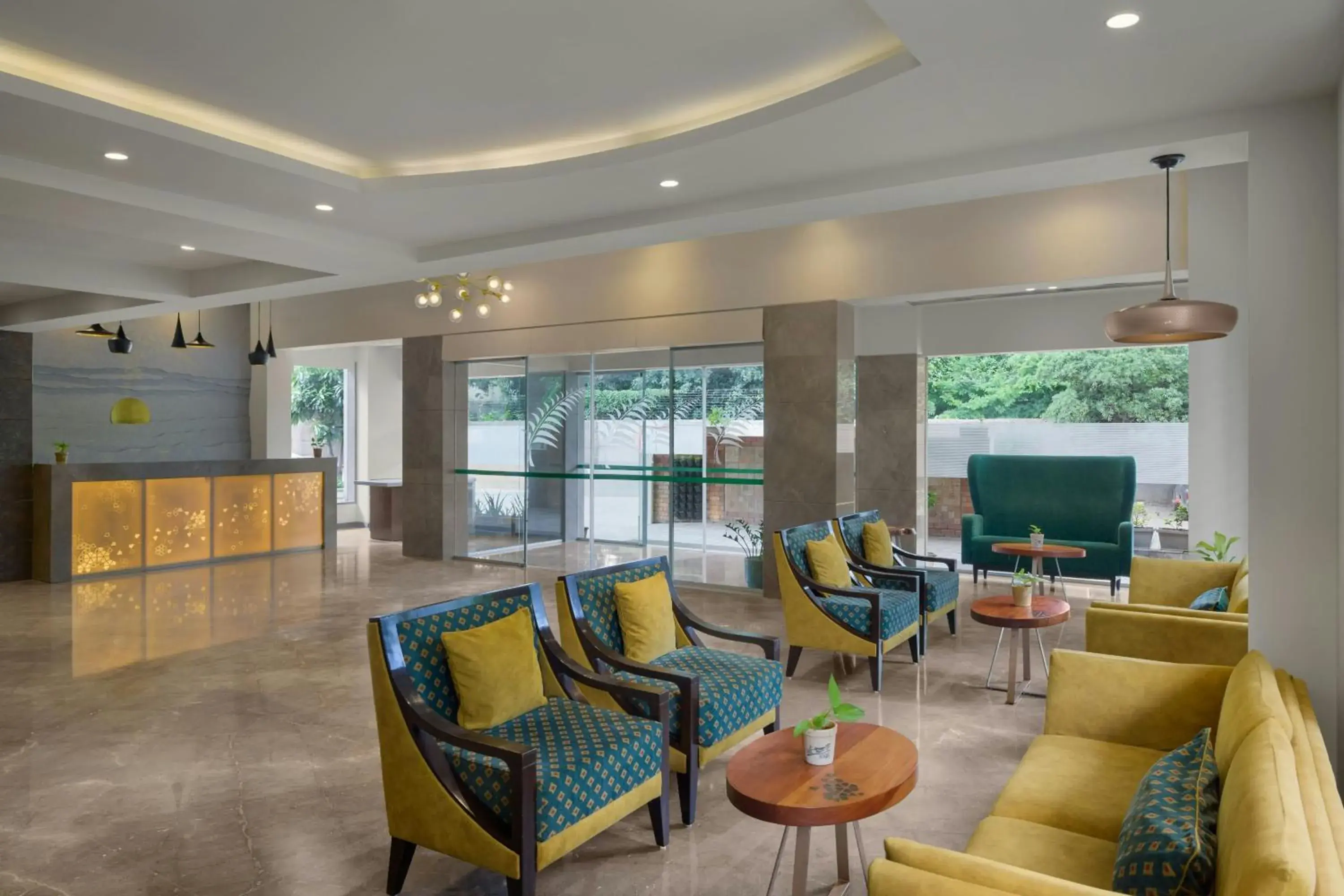 Lobby or reception in The Fern, Vadodara, Series by Marriott Lobby or reception in The Fern, Vadodara, Series by Marriott