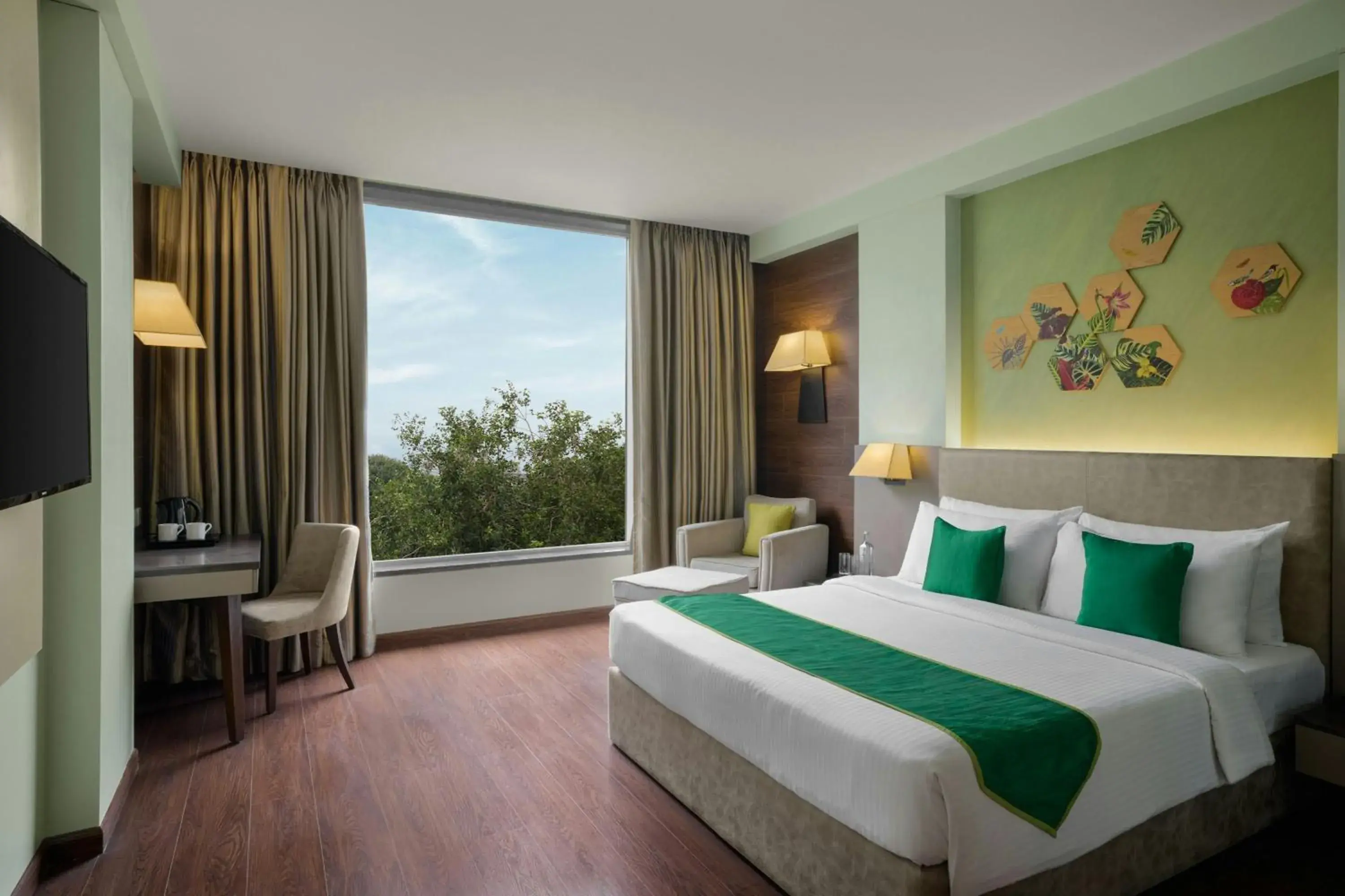 Photo of the whole room, Bed in The Fern, Vadodara, Series by Marriott Photo of the whole room, Bed in The Fern, Vadodara, Series by Marriott