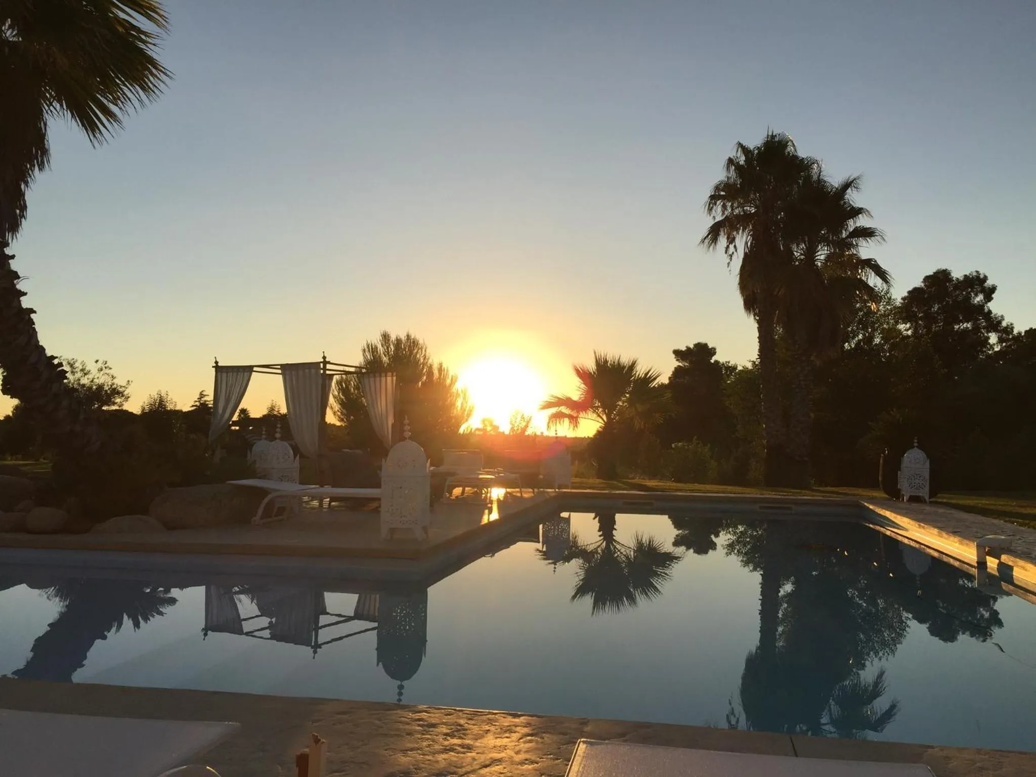 Swimming pool in Escapades Lointaines