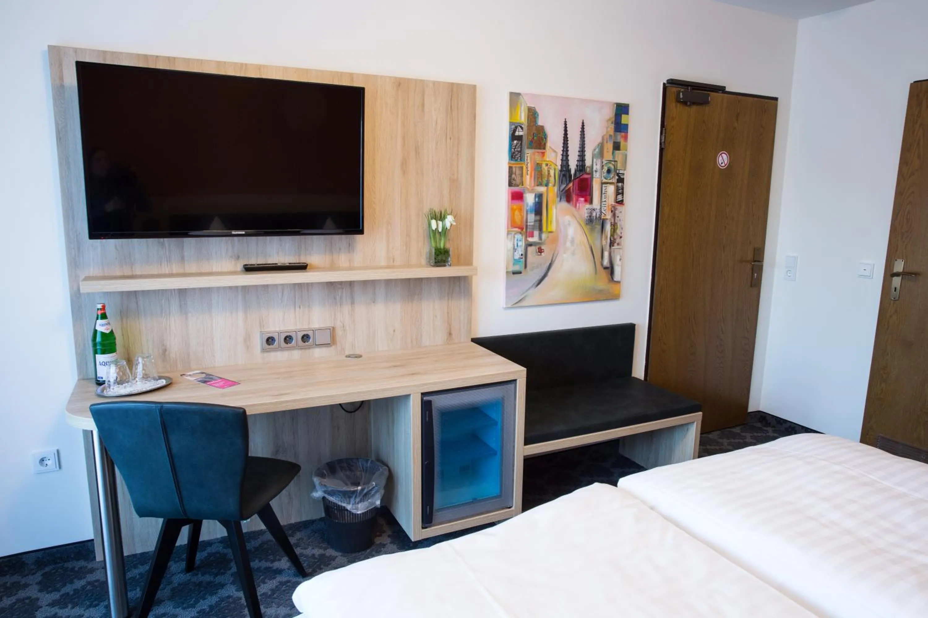 Bed in Hotel Wilms