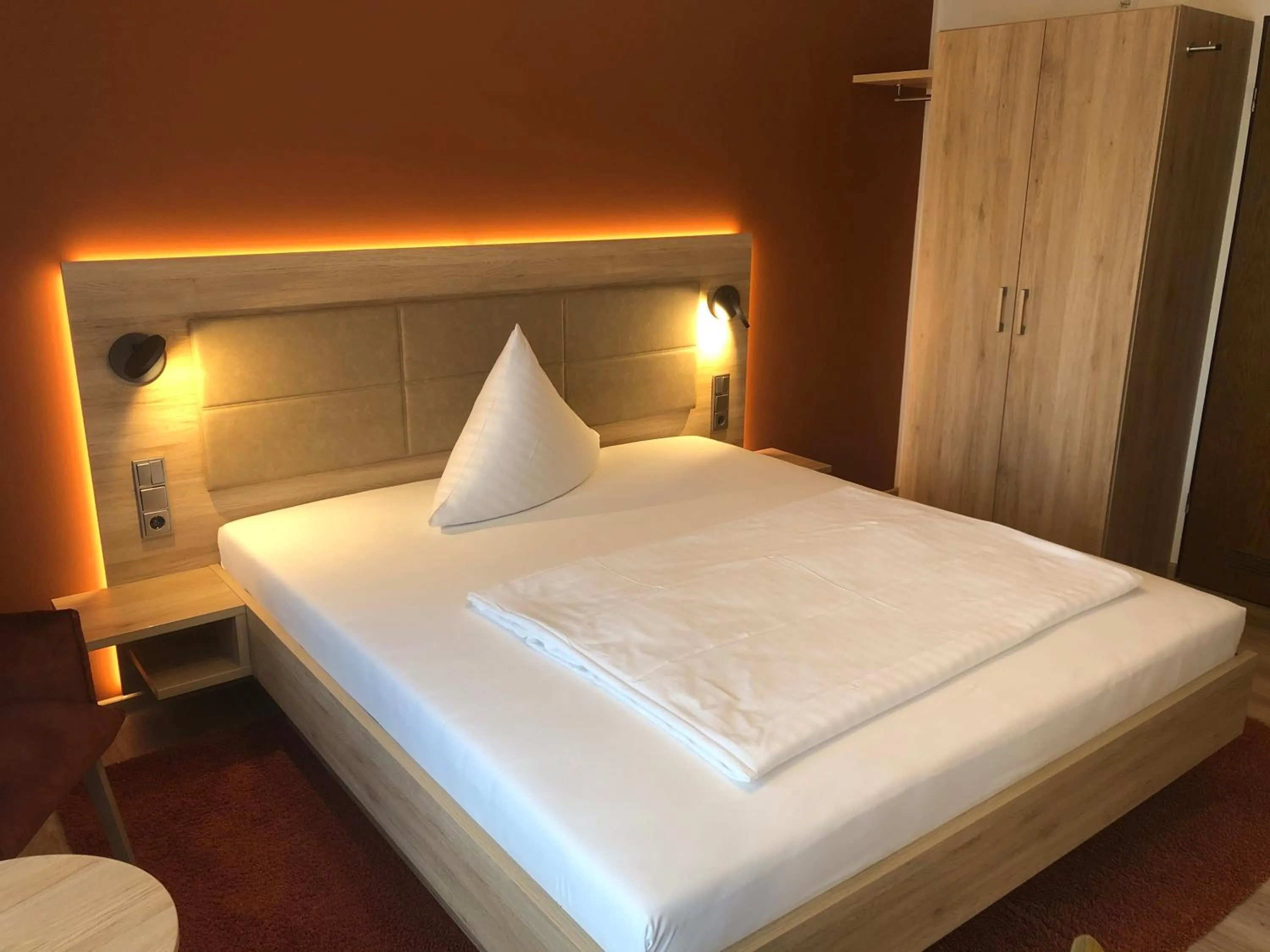 Bed in Hotel Wilms