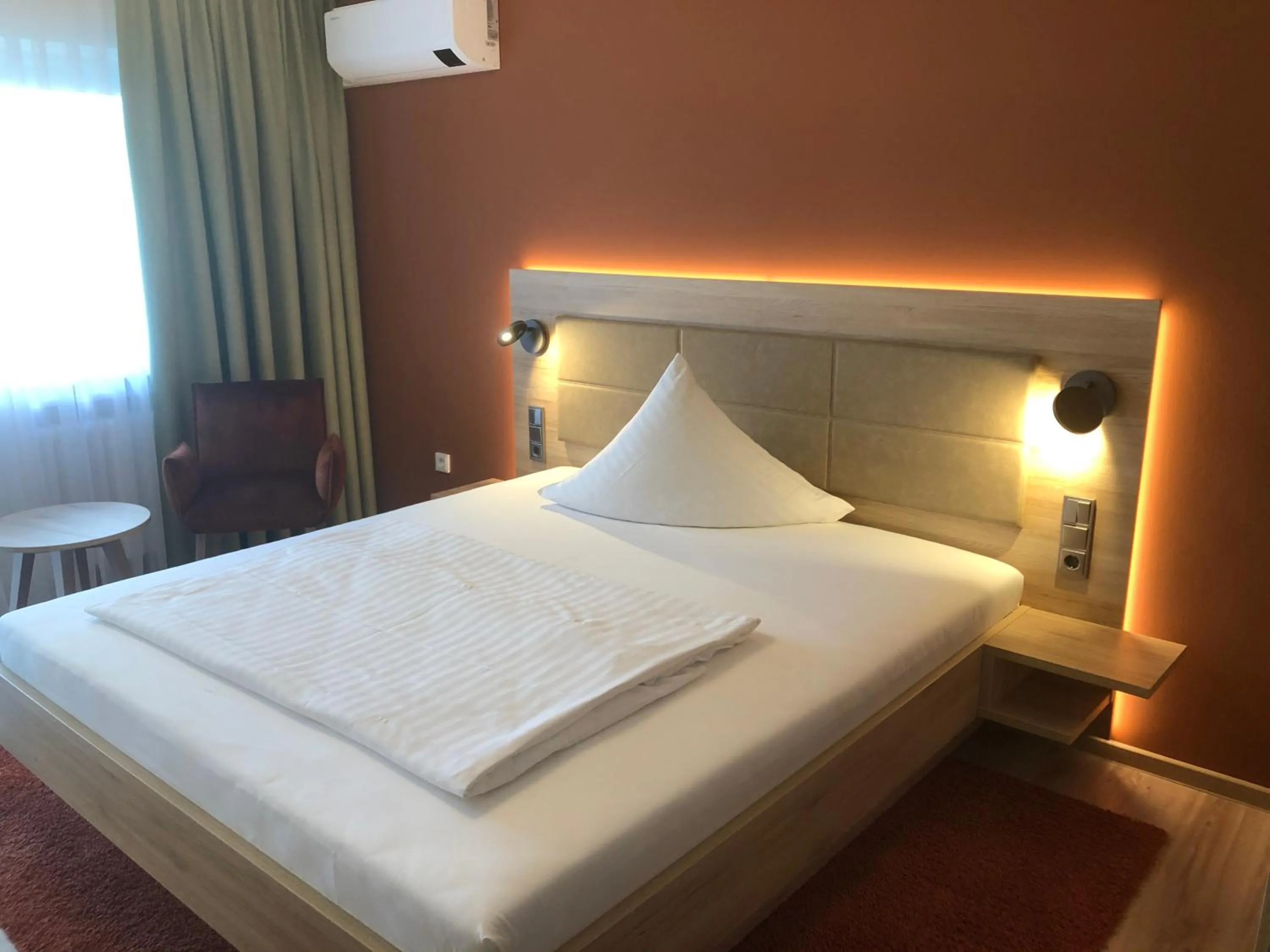 Bed in Hotel Wilms