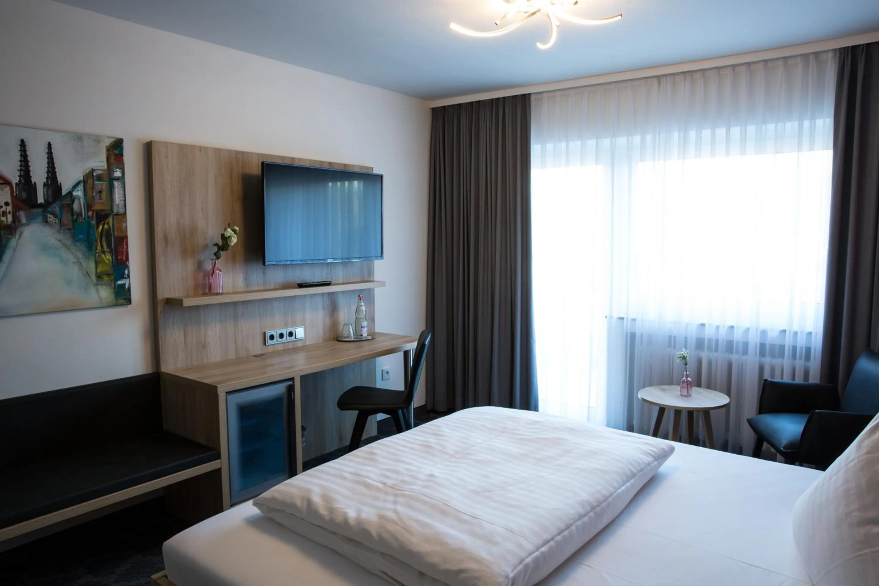 Bed in Hotel Wilms