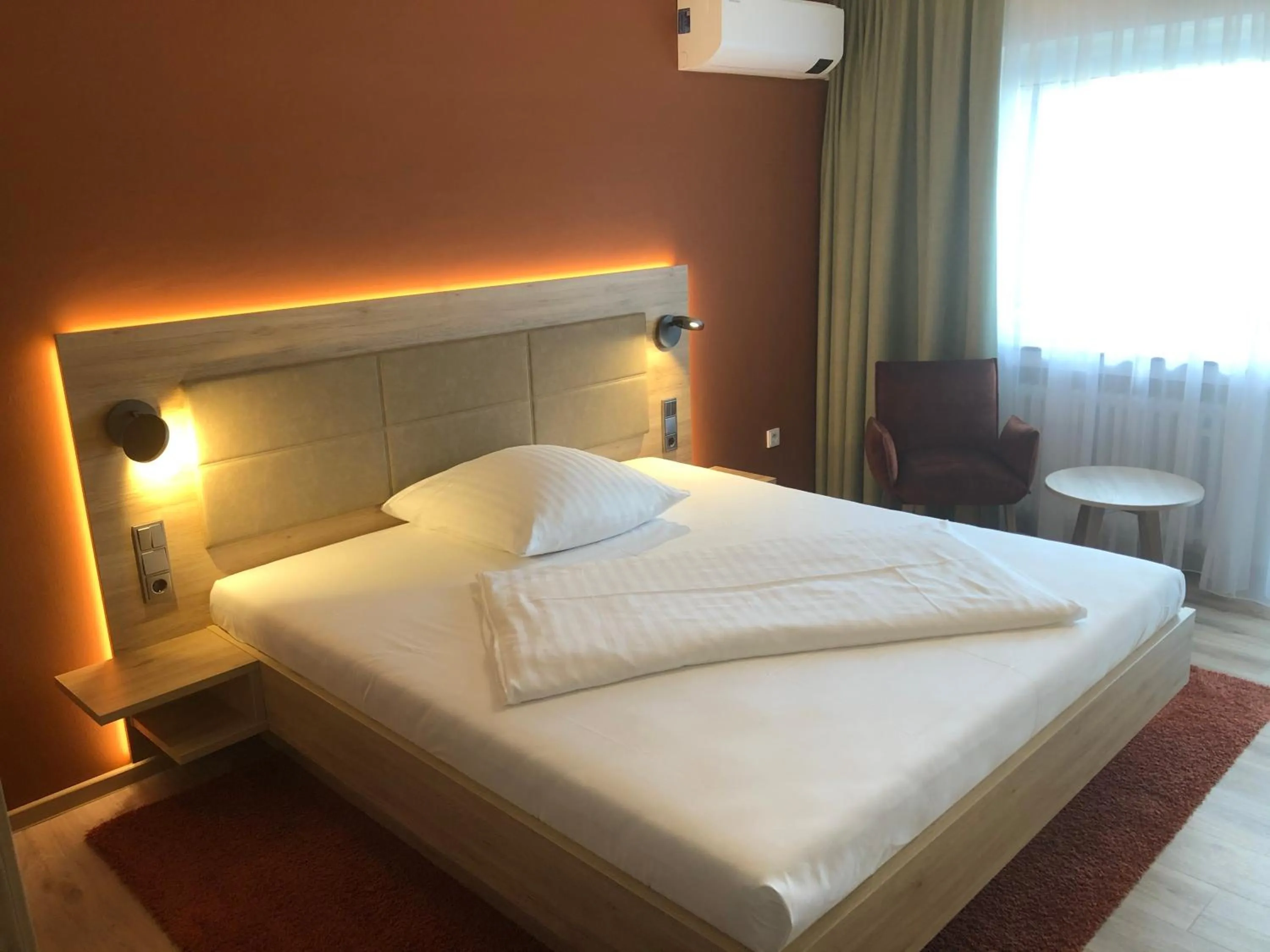 Bed in Hotel Wilms