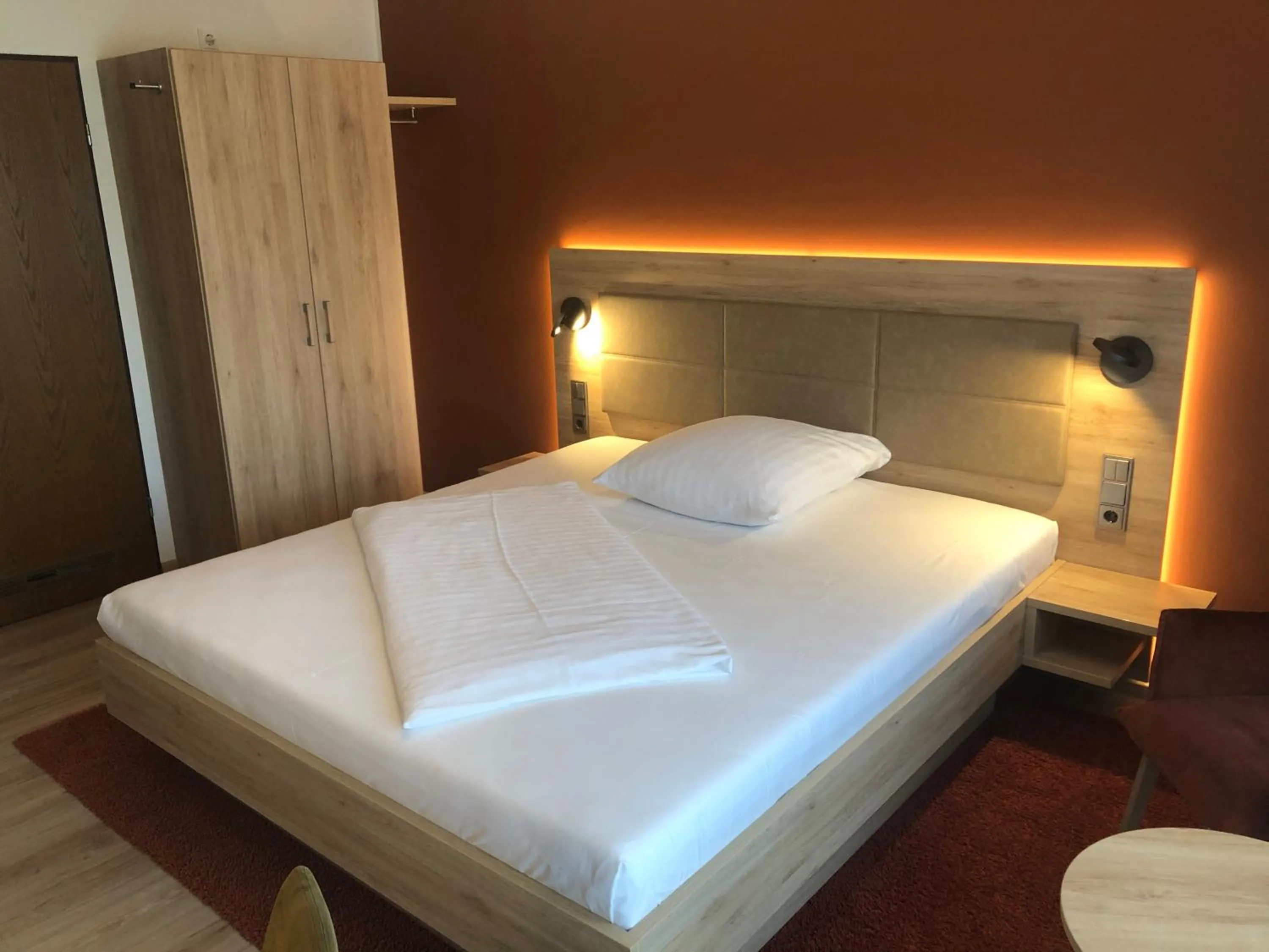 Bed in Hotel Wilms