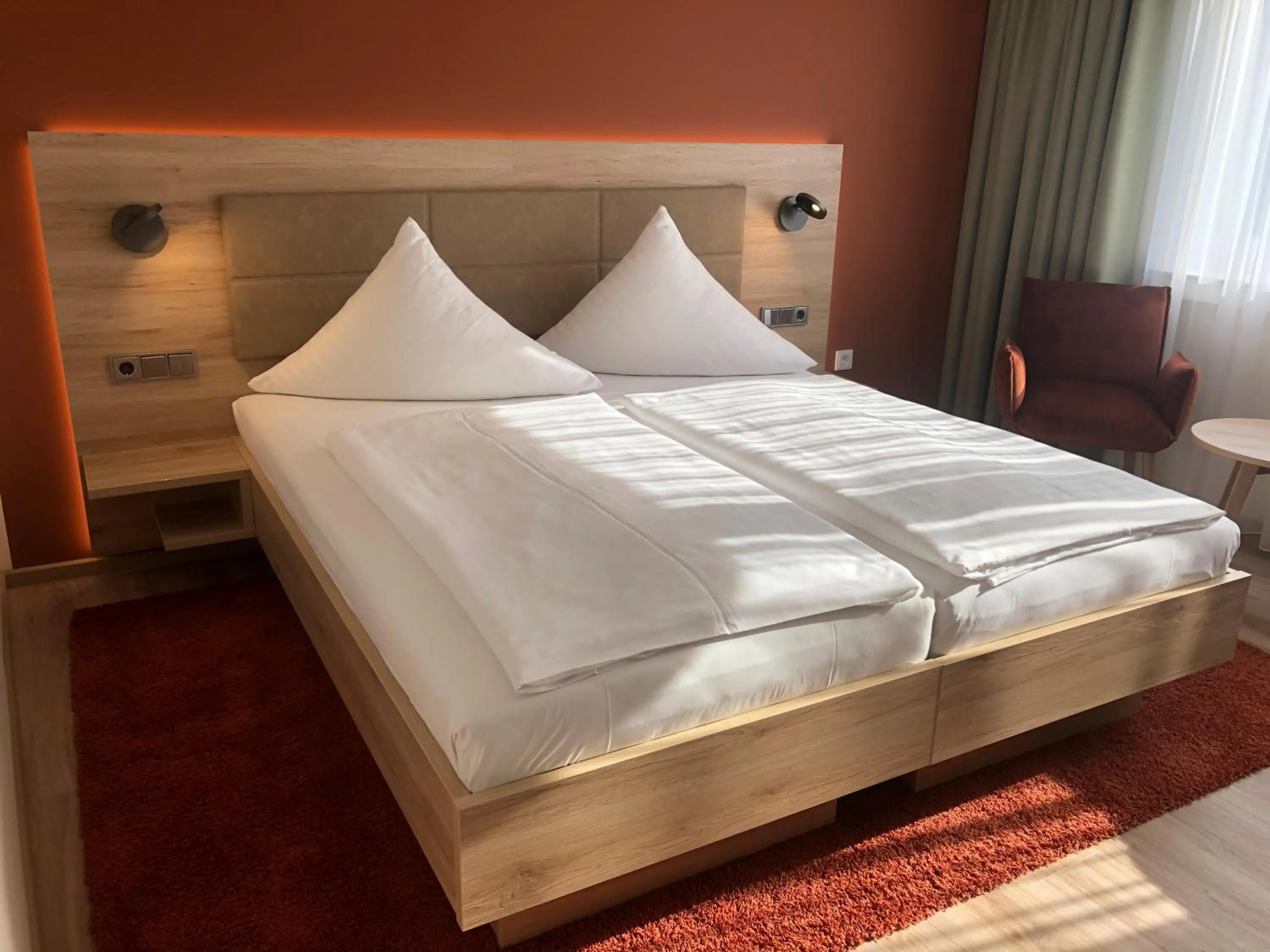 Bed in Hotel Wilms