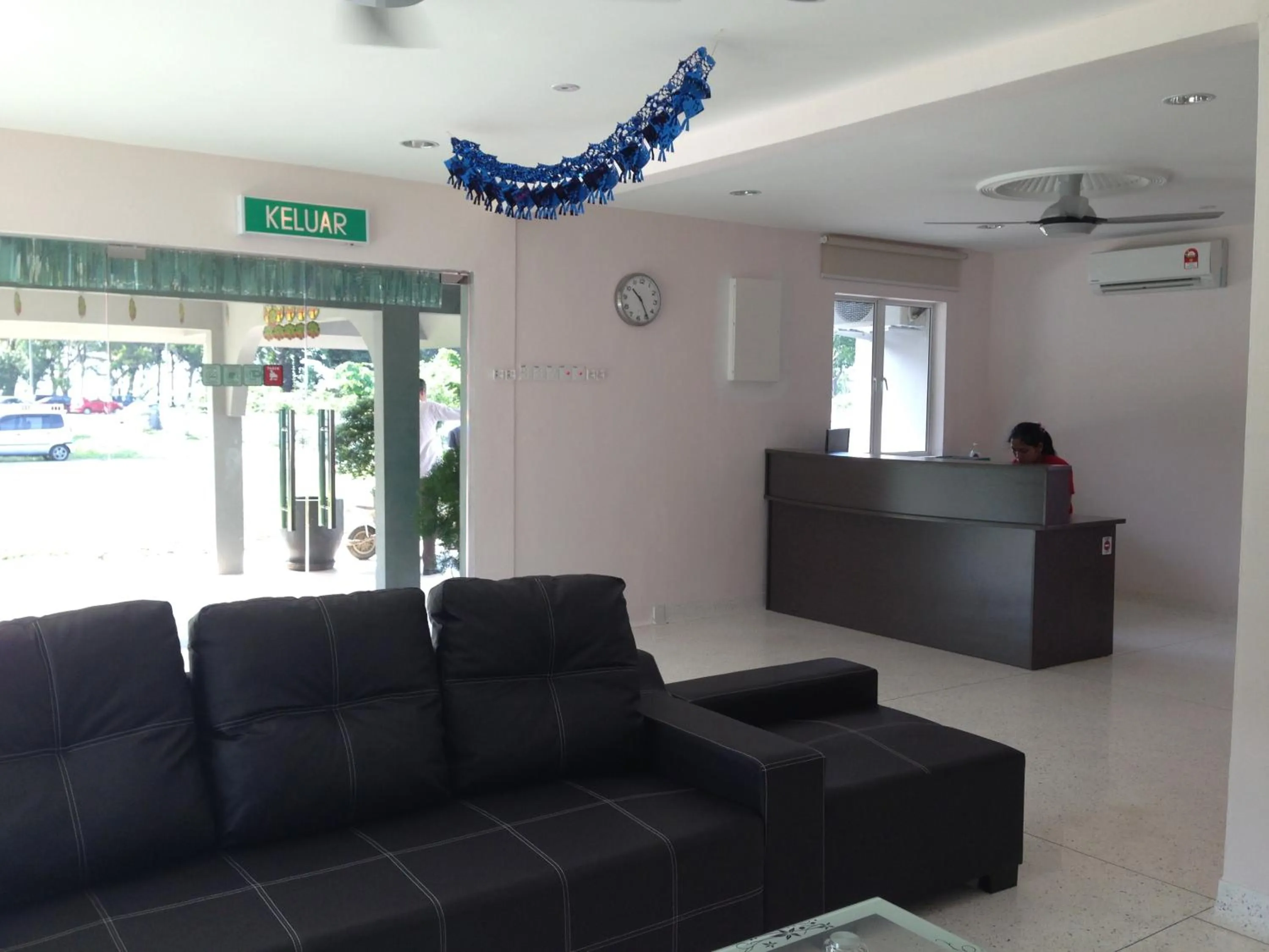 Seating area in First Guest House