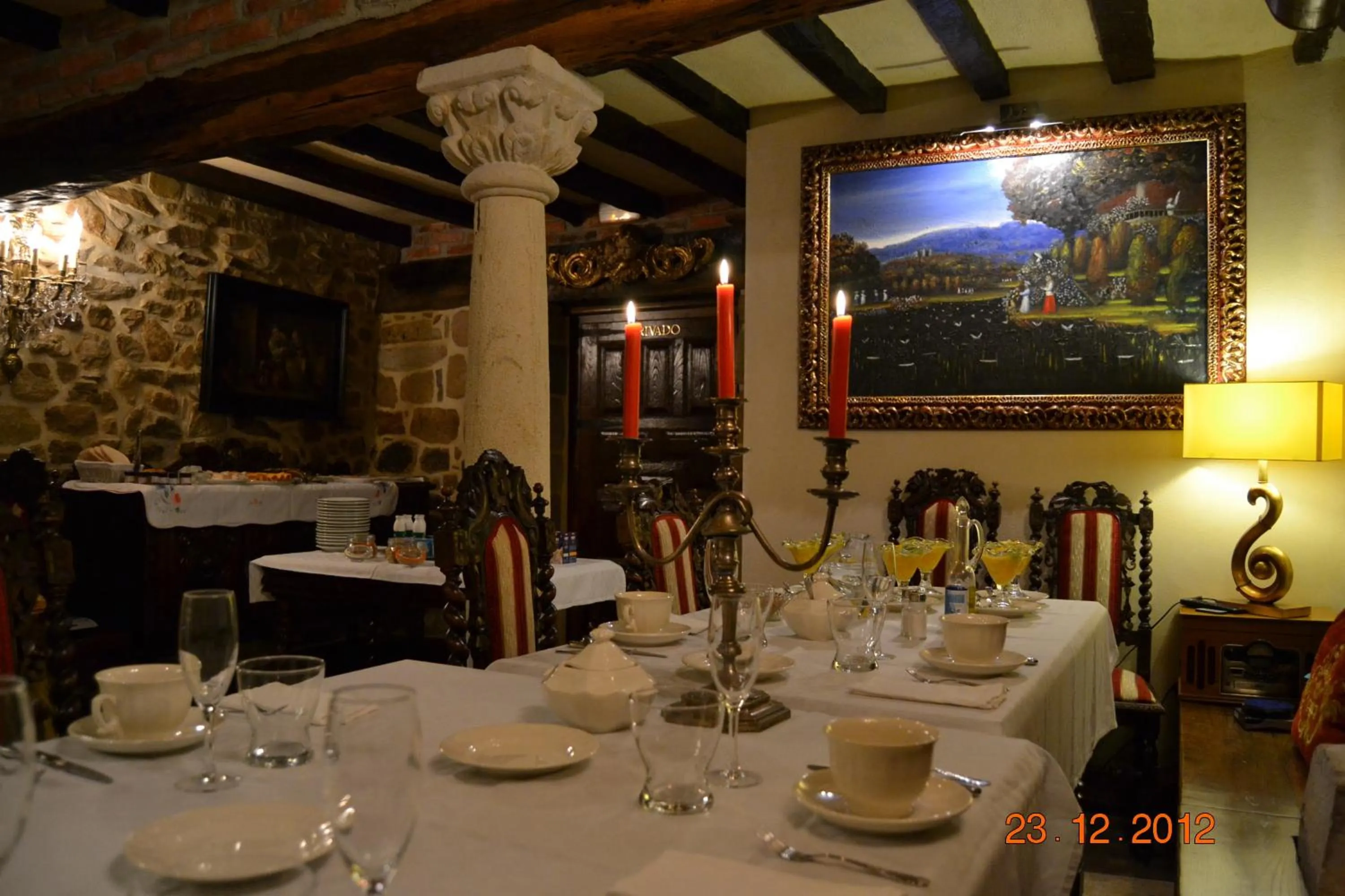 Dining area in Palacio de Trasvilla