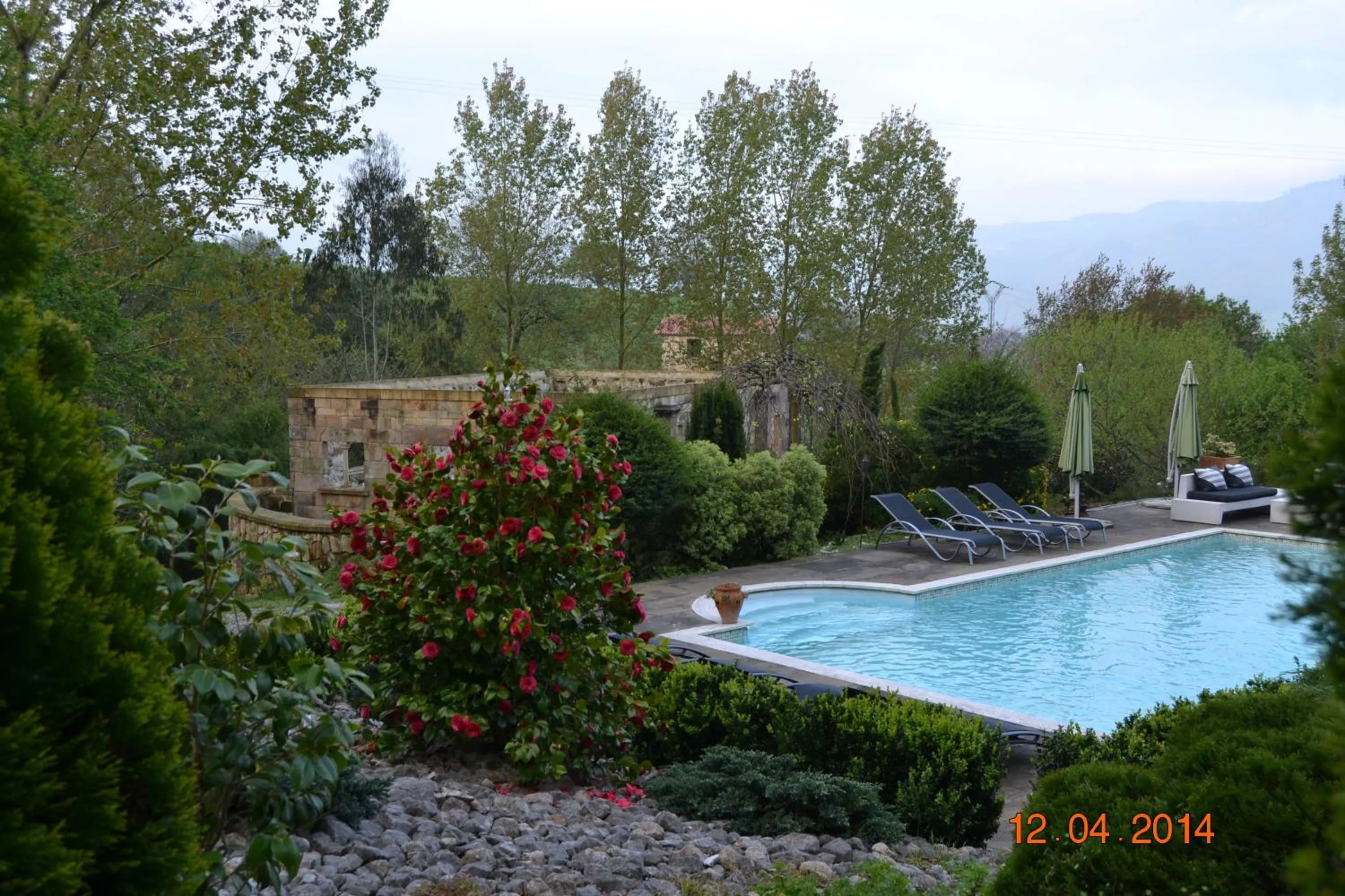 Swimming pool in Palacio de Trasvilla