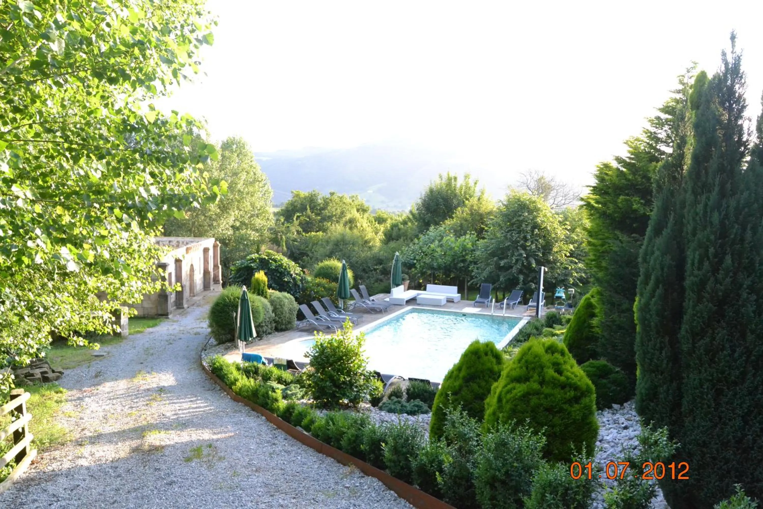 Swimming pool in Palacio de Trasvilla