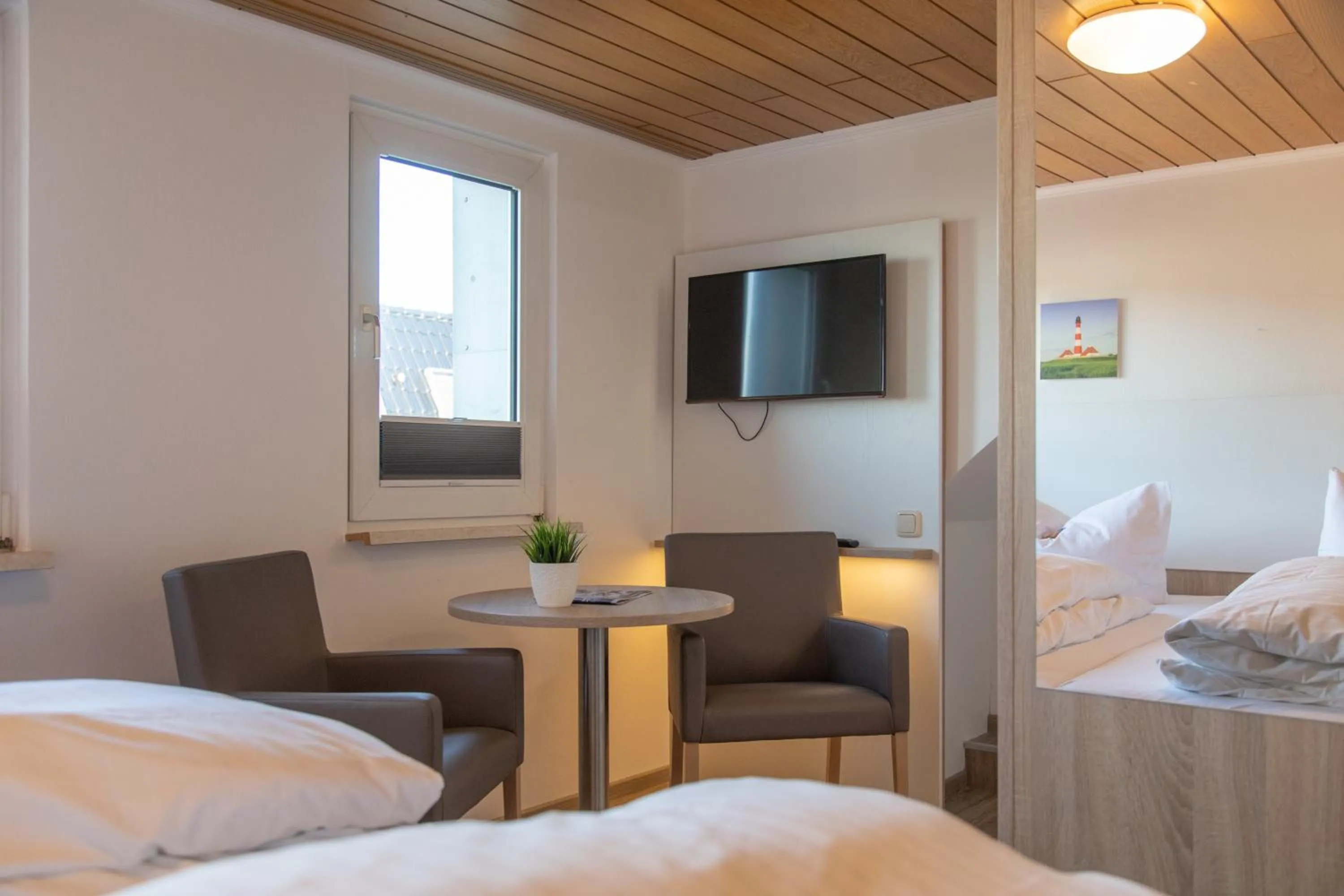 Bed in Heeren's Hotel Garni