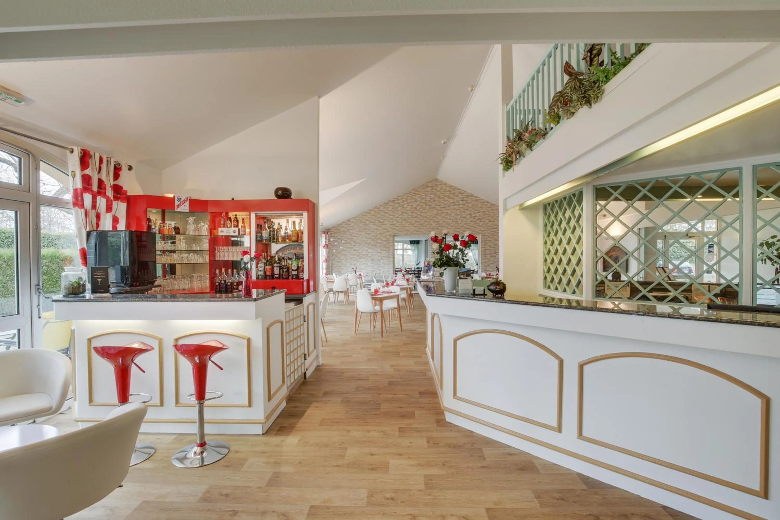 Lobby or reception in Le Relais de Voisins