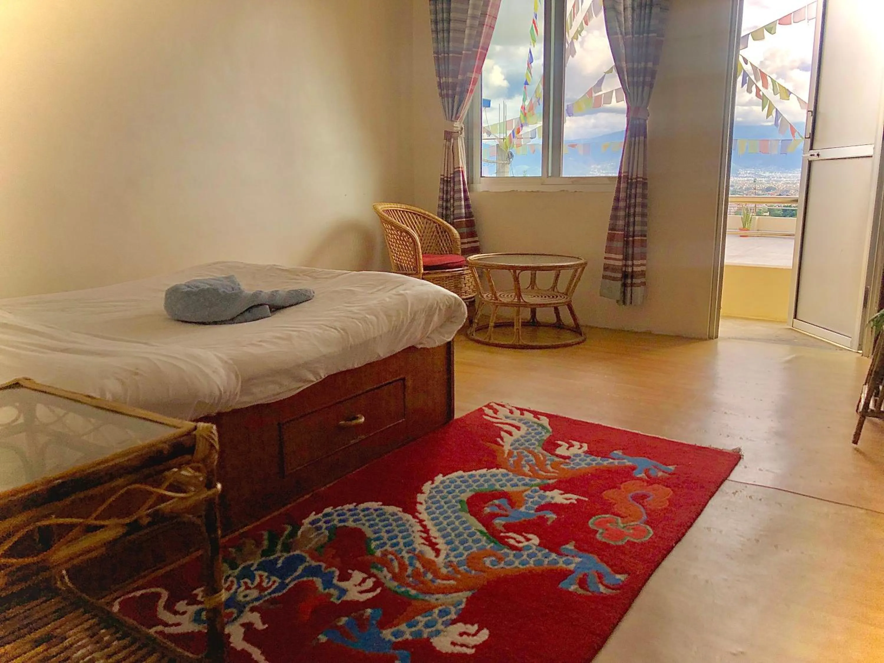 Bed in Green Mandala Inn