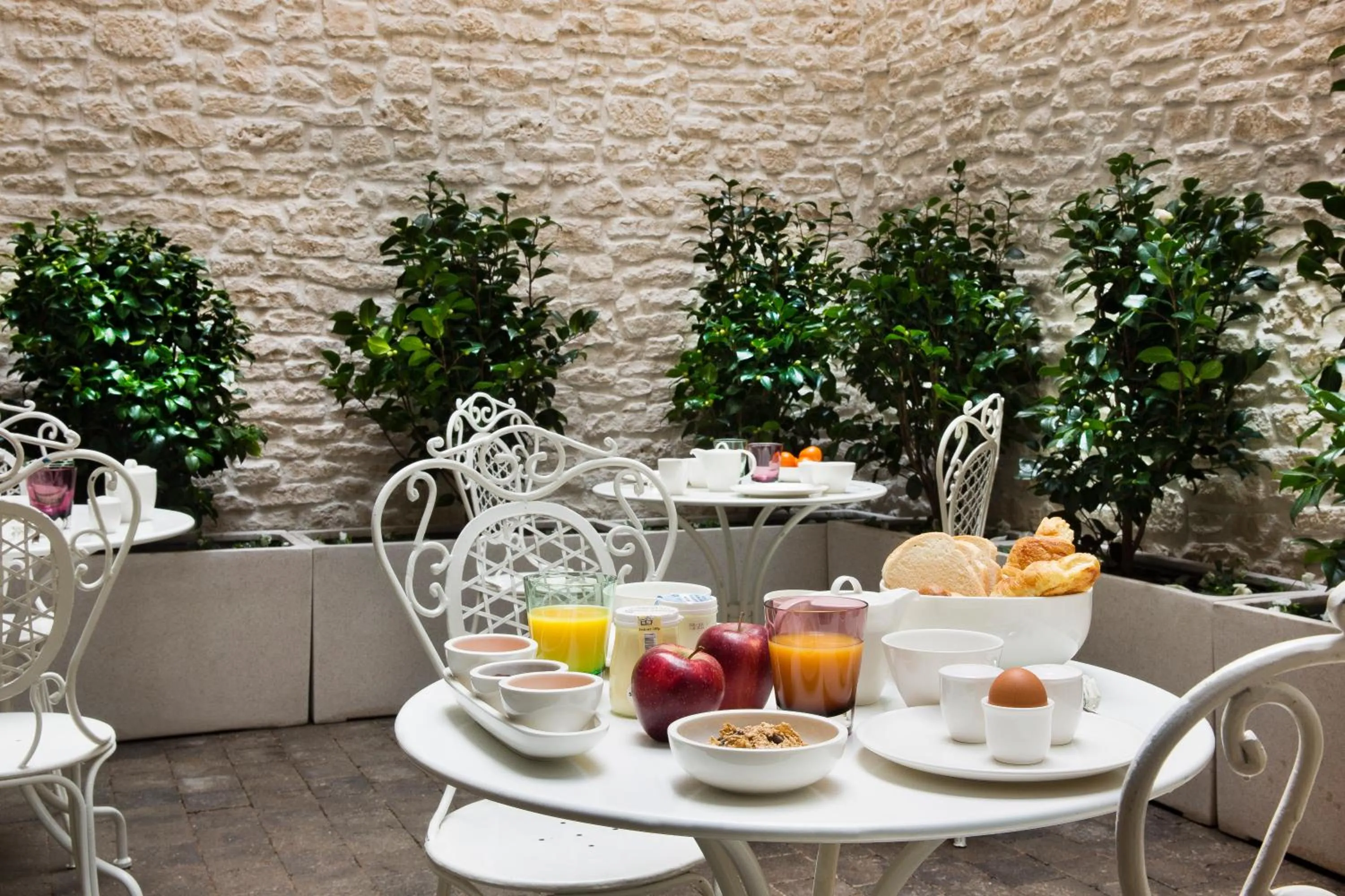 Garden in Hôtel Céleste Batignolles Montmartre