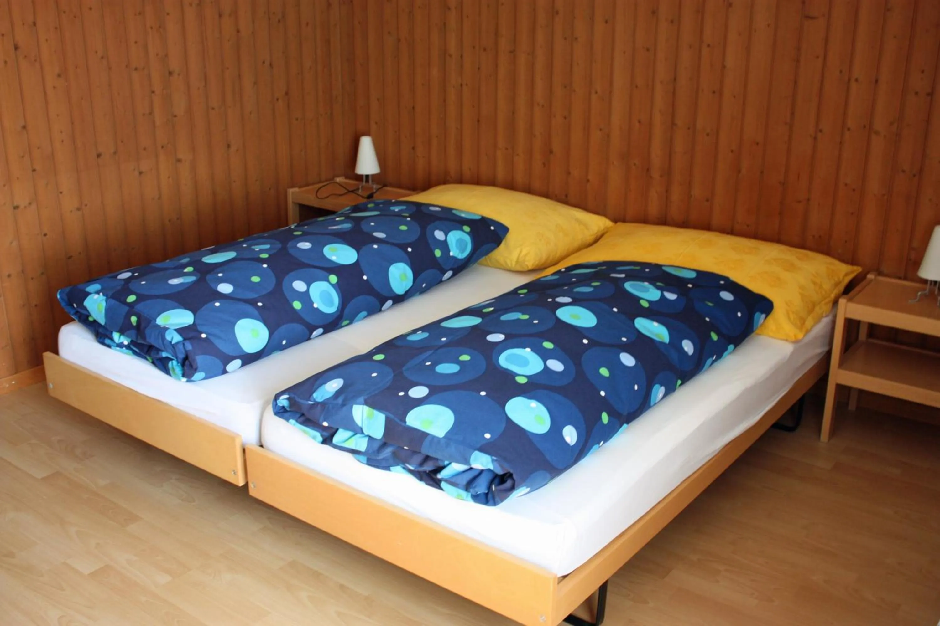 View (from property/room), Bed in Hotel Koi-Gartenteich