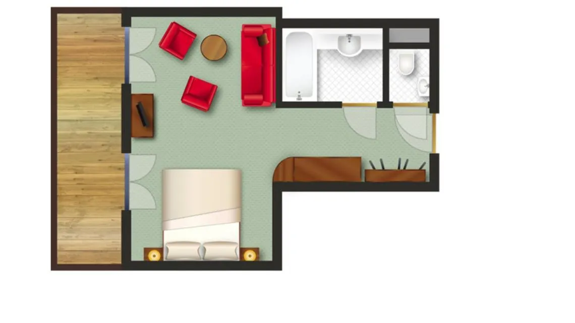 Bed in Apart-Hotel Filomena