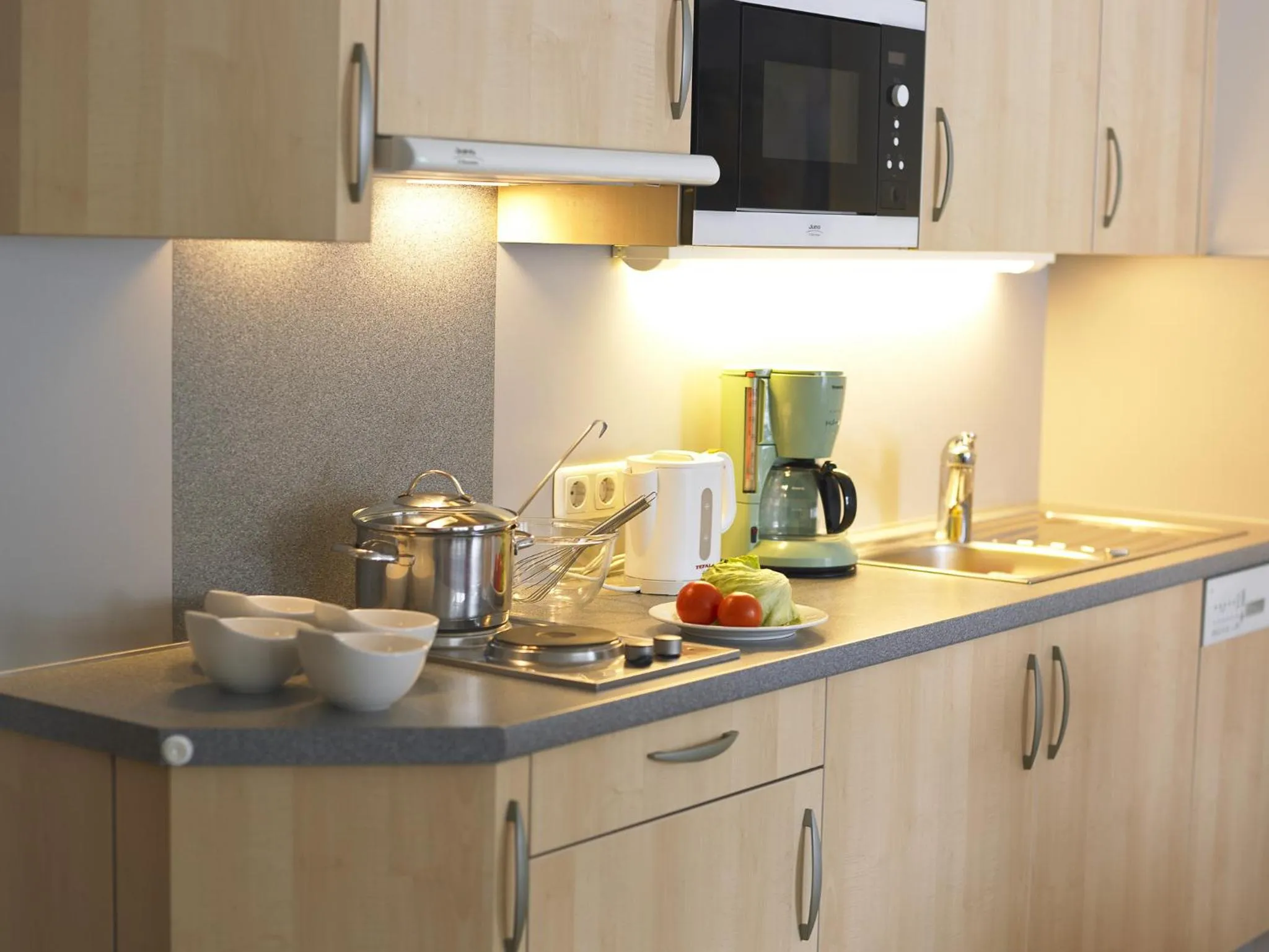 Kitchen or kitchenette in Apart-Hotel Filomena