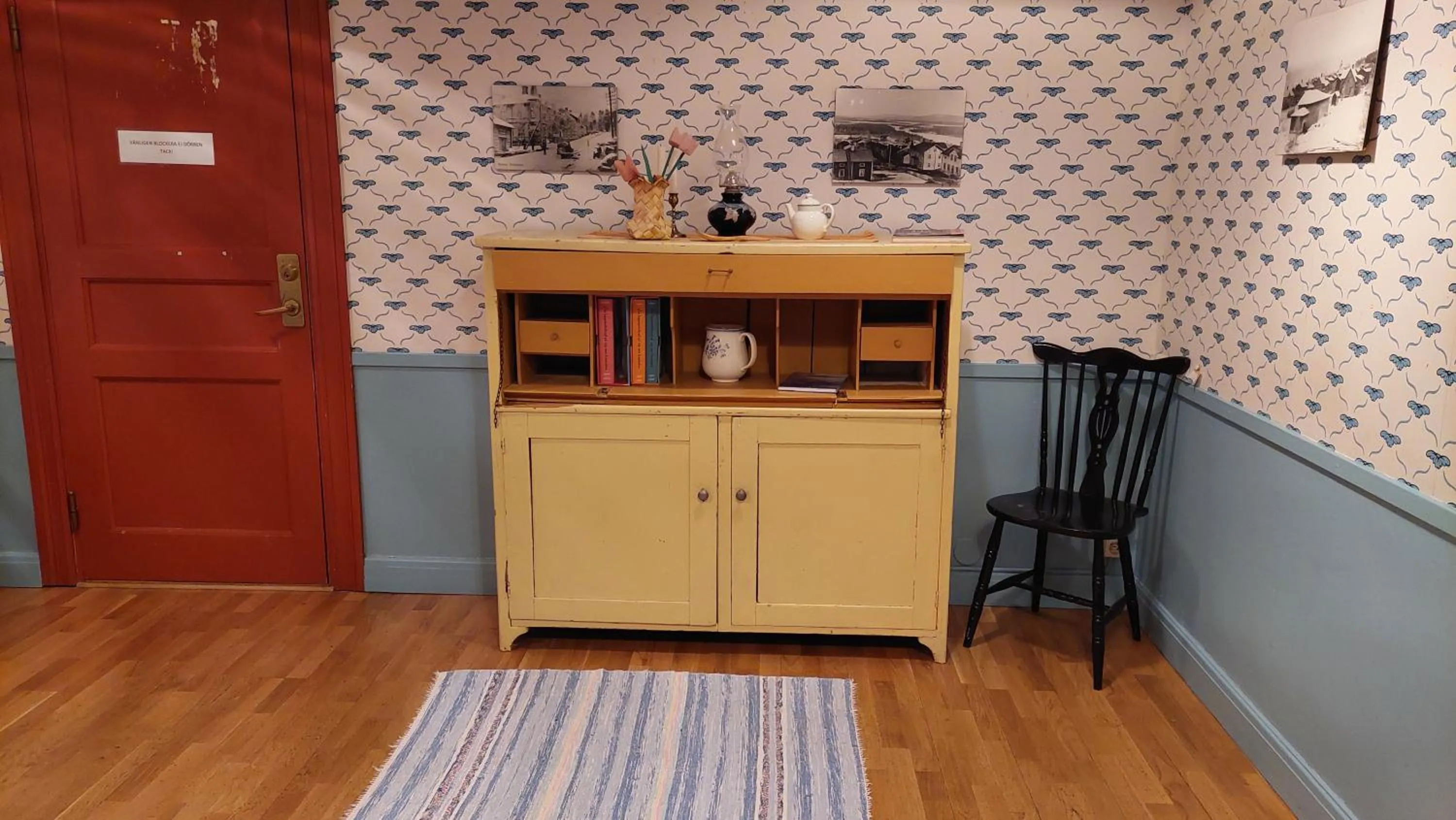 Communal kitchen in STF Hostel Vilhelmina Kyrkstad