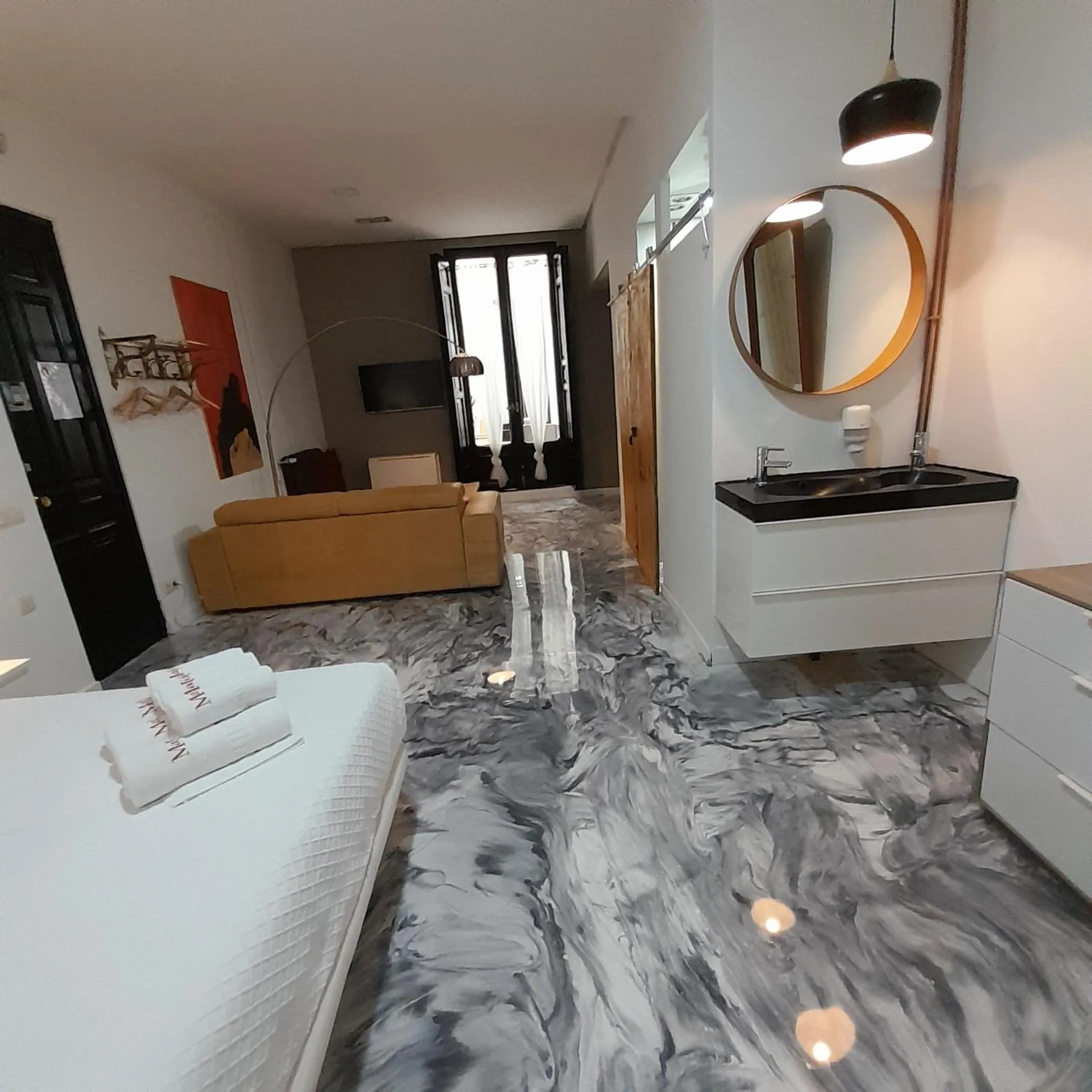 Bed in Apartamentos Matute 11