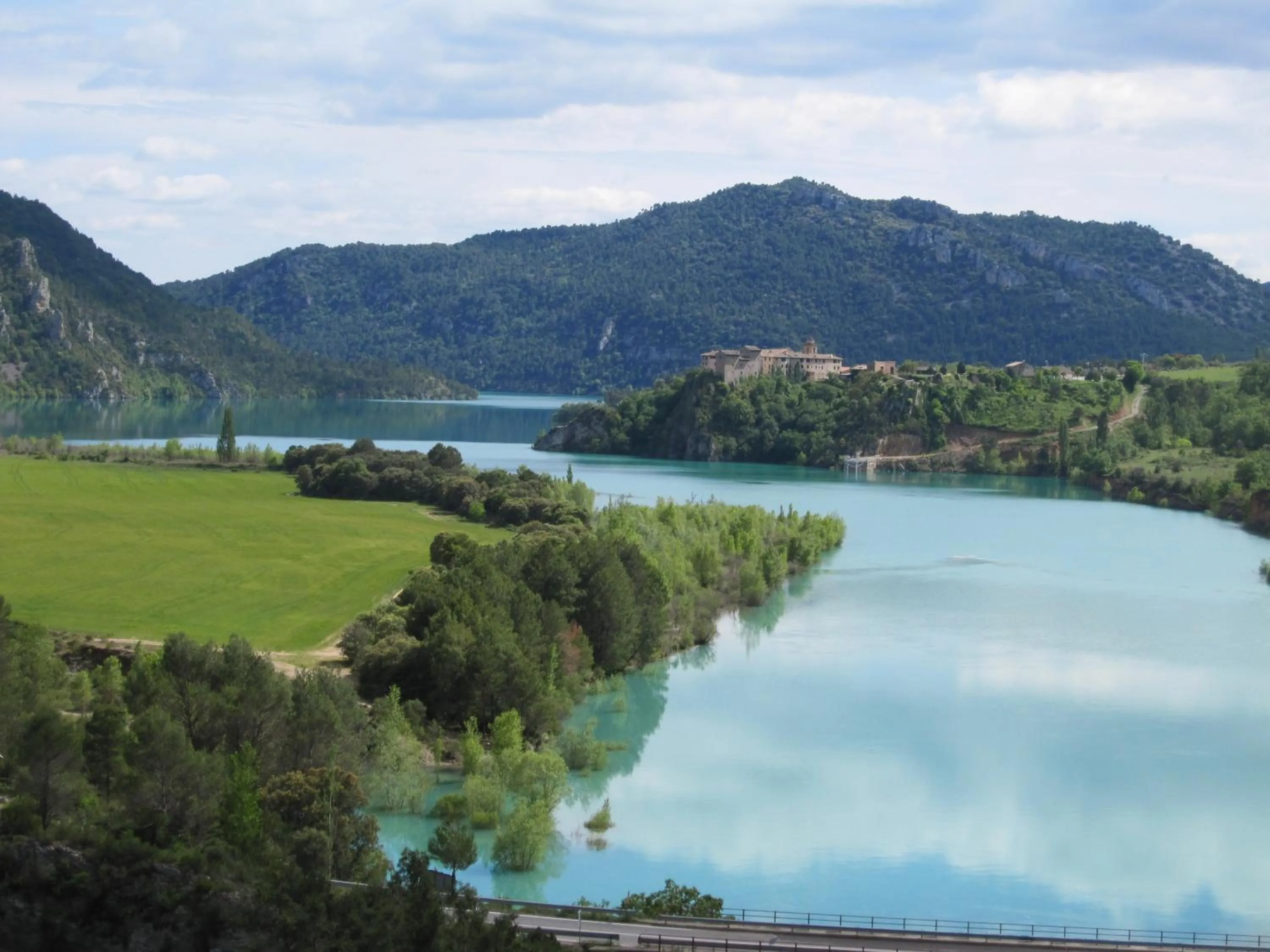 Natural landscape in Ligüerre Resort