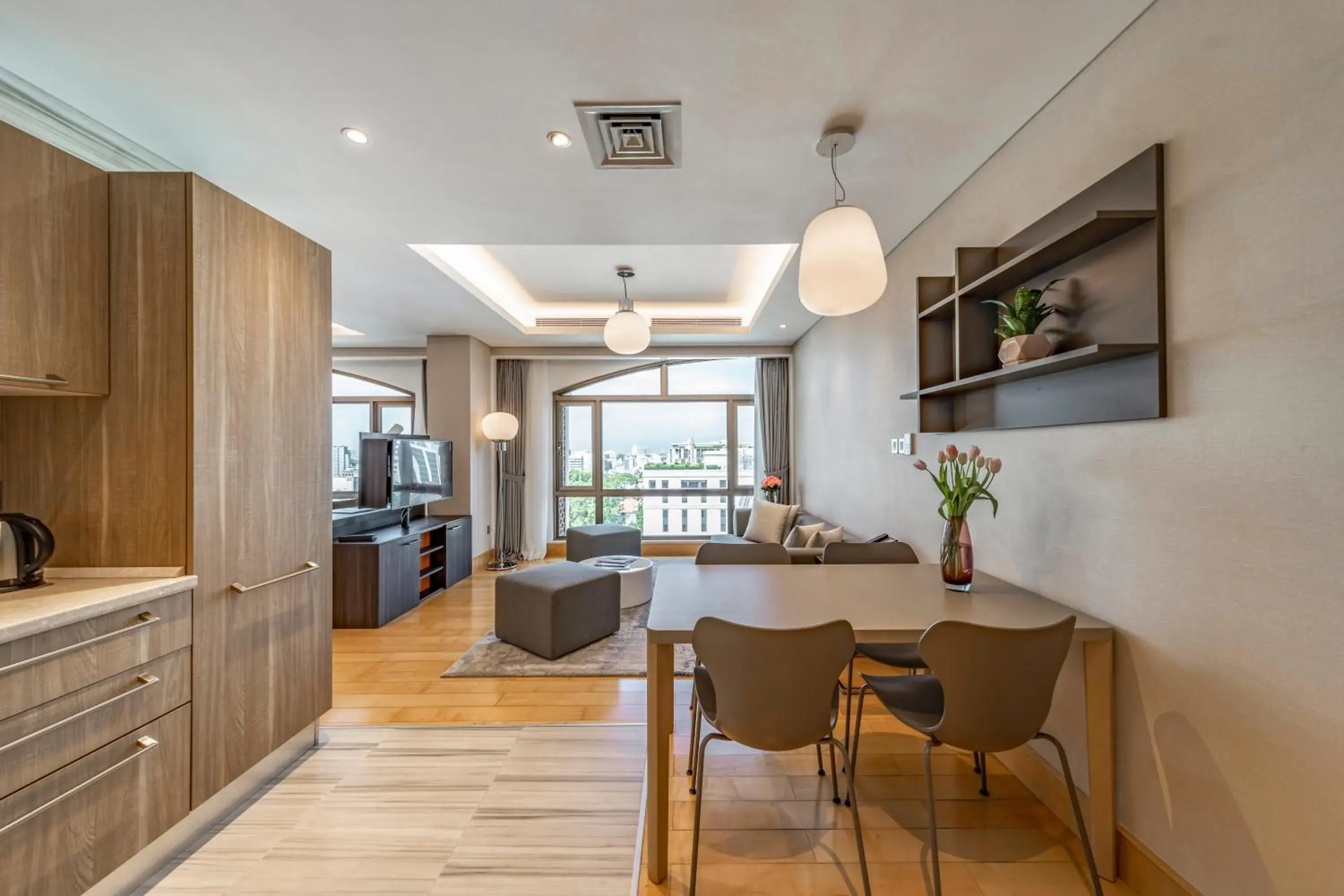 Living room in Sherwood Suites Living room in Sherwood Suites