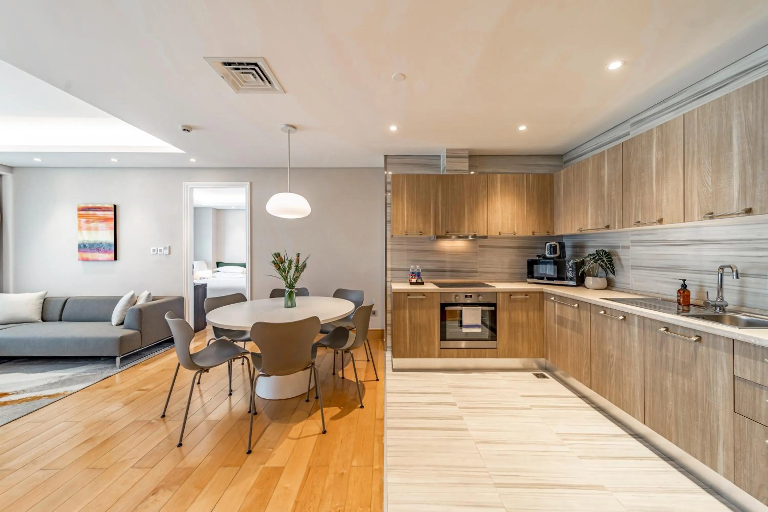 kitchen in Sherwood Suites