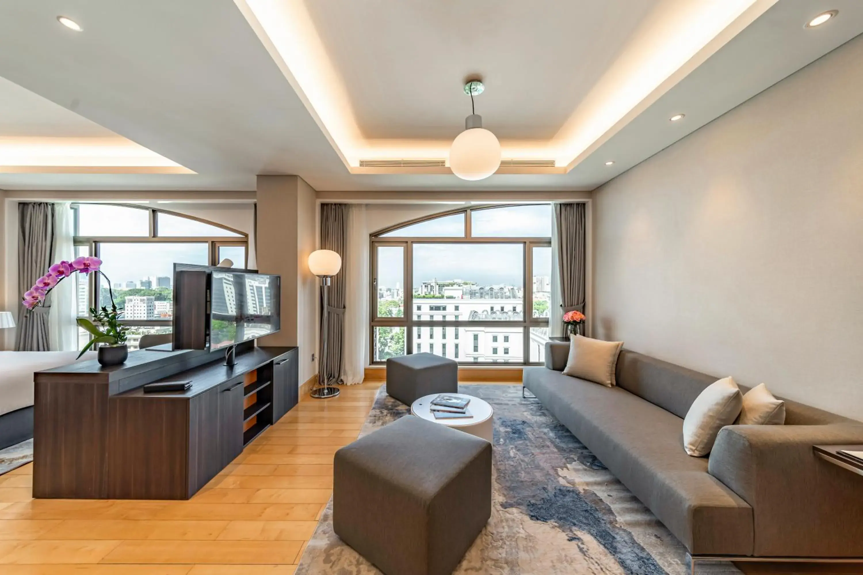 Living room in Sherwood Suites Living room in Sherwood Suites